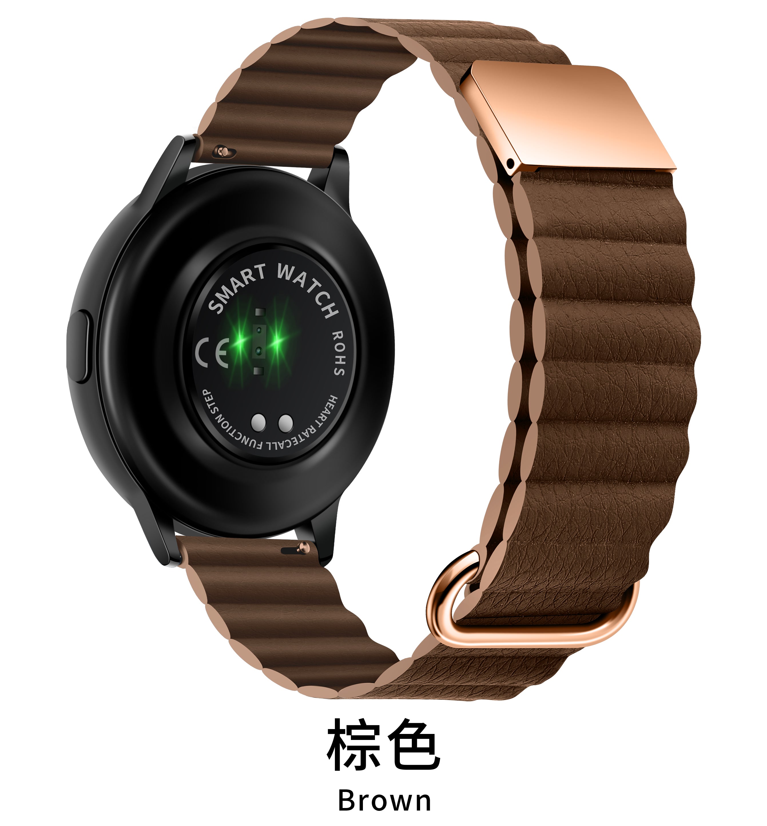 22 mm Quick Release Magnetic Leather Strap (LSXSHD-002)