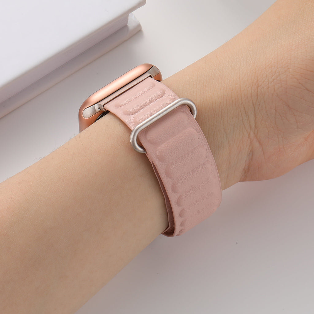 Apple Watch Magnetic Genuine Leather Watch Band (LSXSHD-010)
