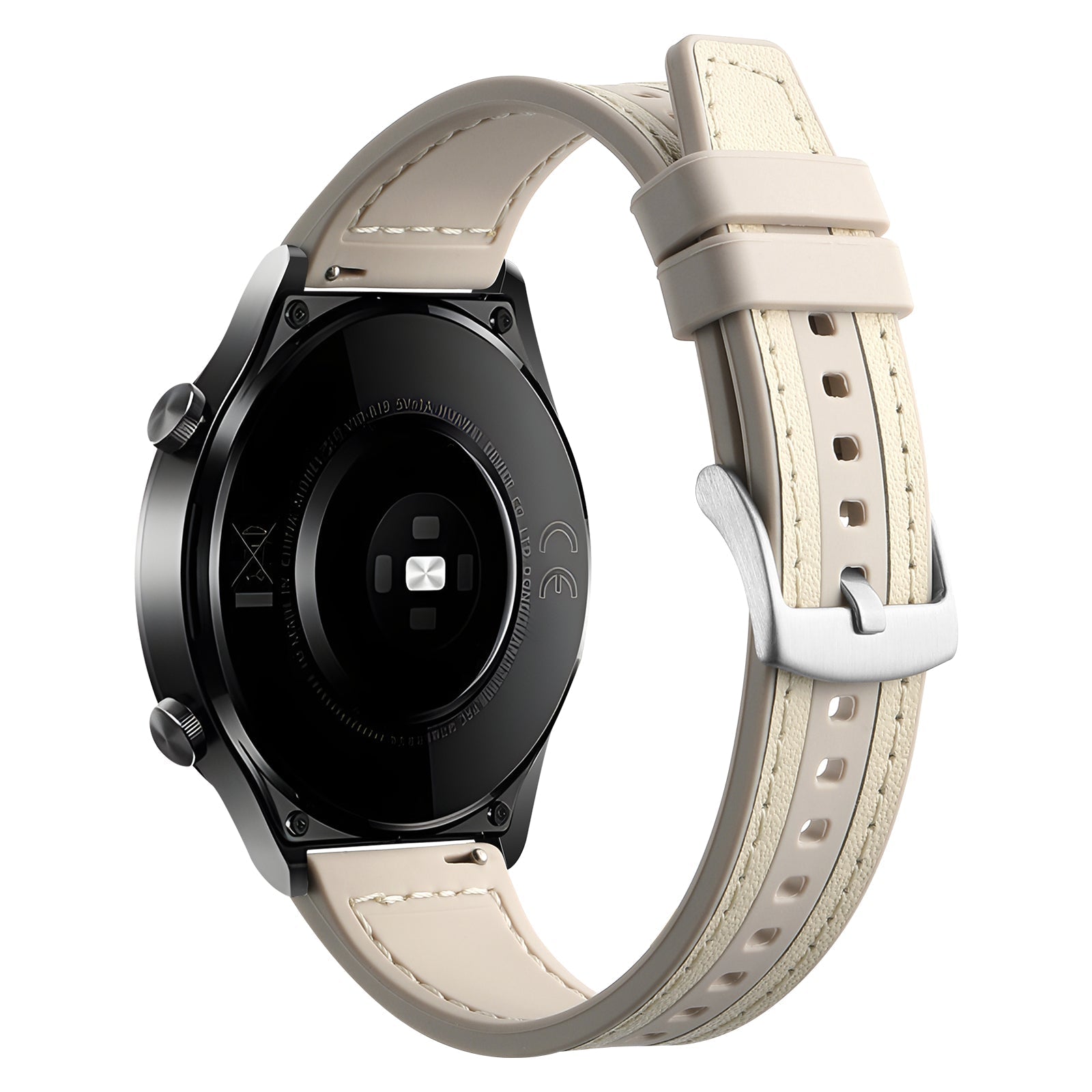 20 mm Quick Release Silicone Leather Watch Band (LSXSHD-013)