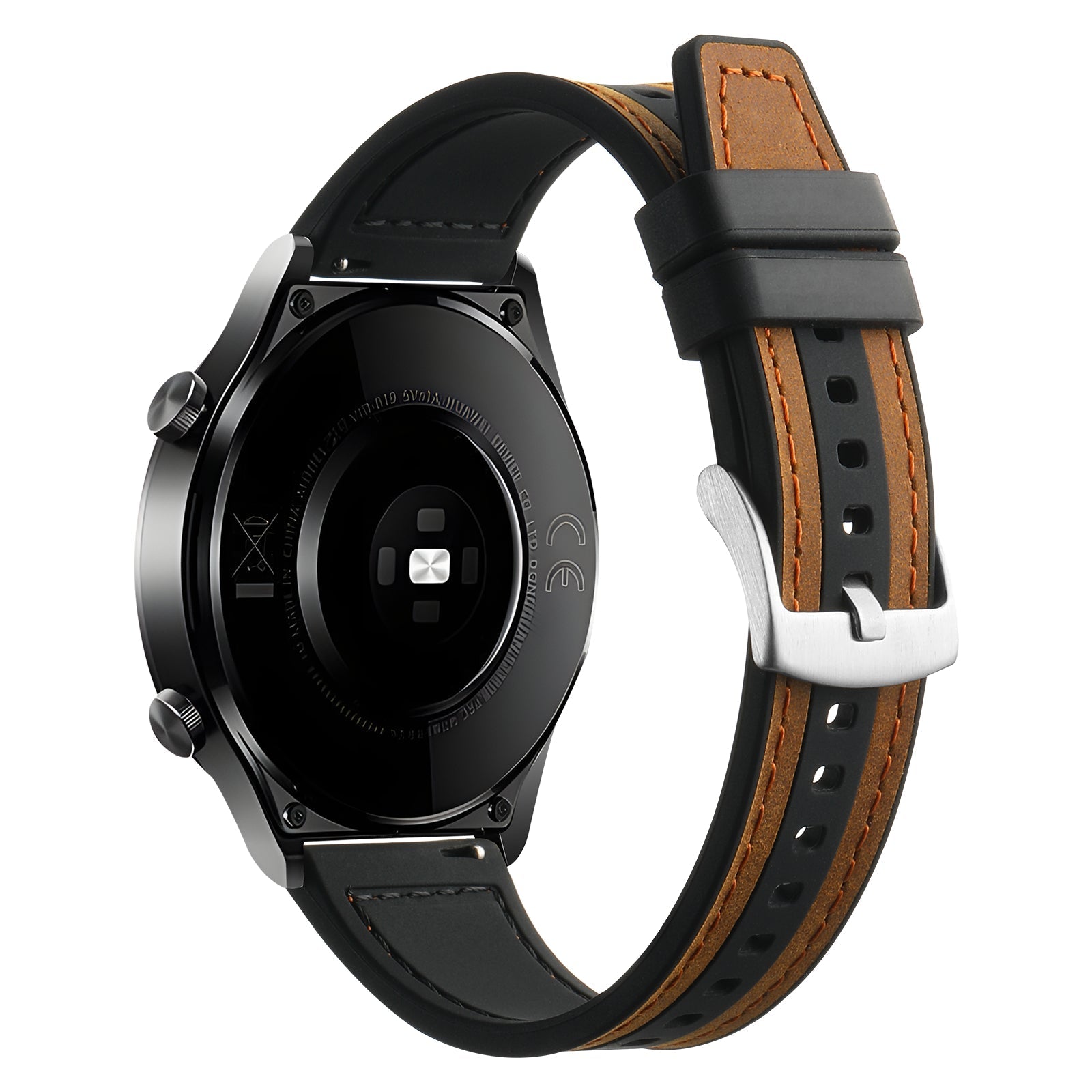 20 mm Quick Release Silicone Leather Watch Band (LSXSHD-013)