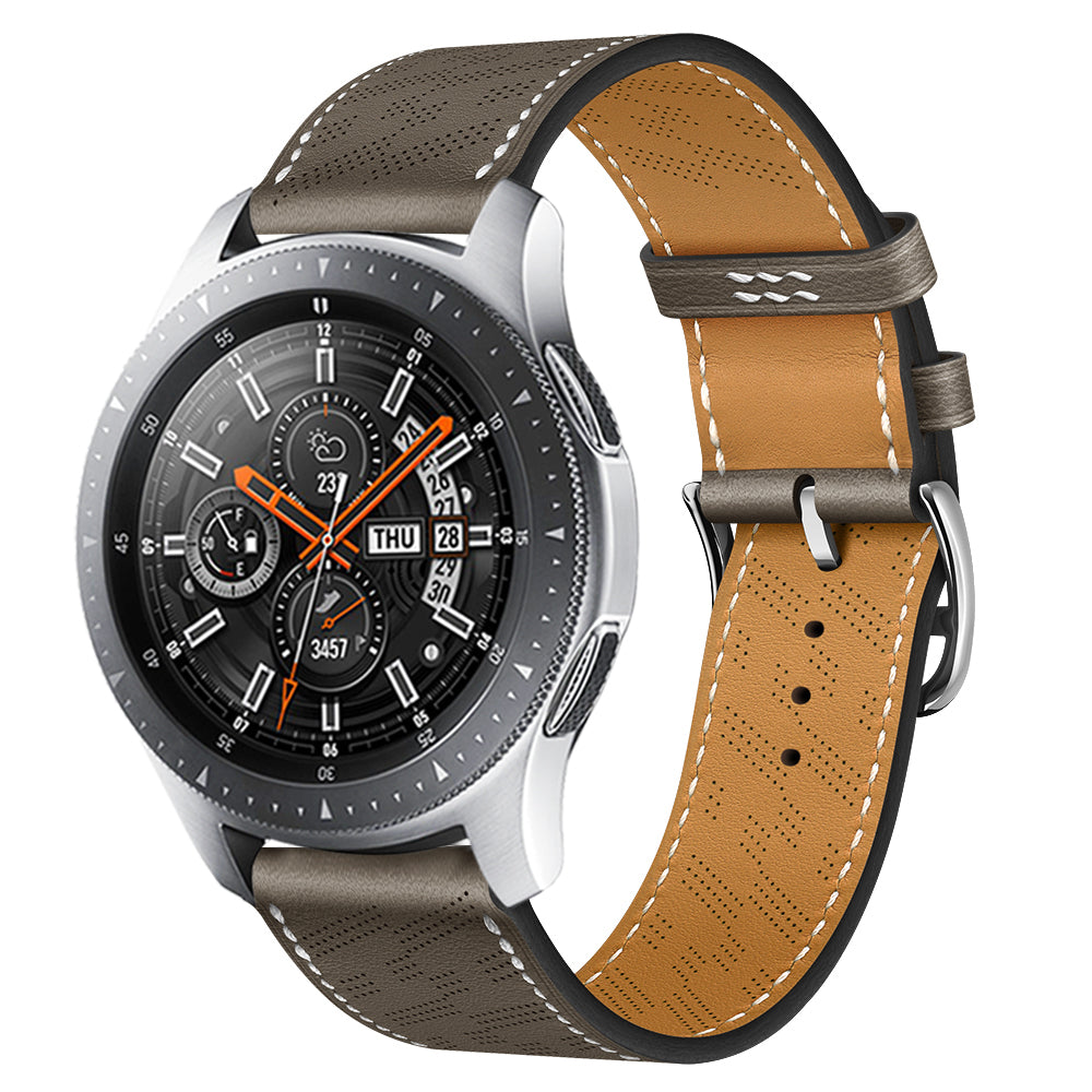20 mm Quick Release Breathable Leather Watch Band (LSYD-014)
