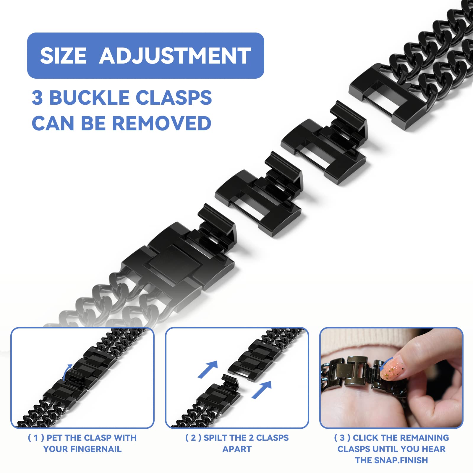 Apple Watch Fashionable Bracelet Chain Alloy Watch Bands (LSYJG-A008)