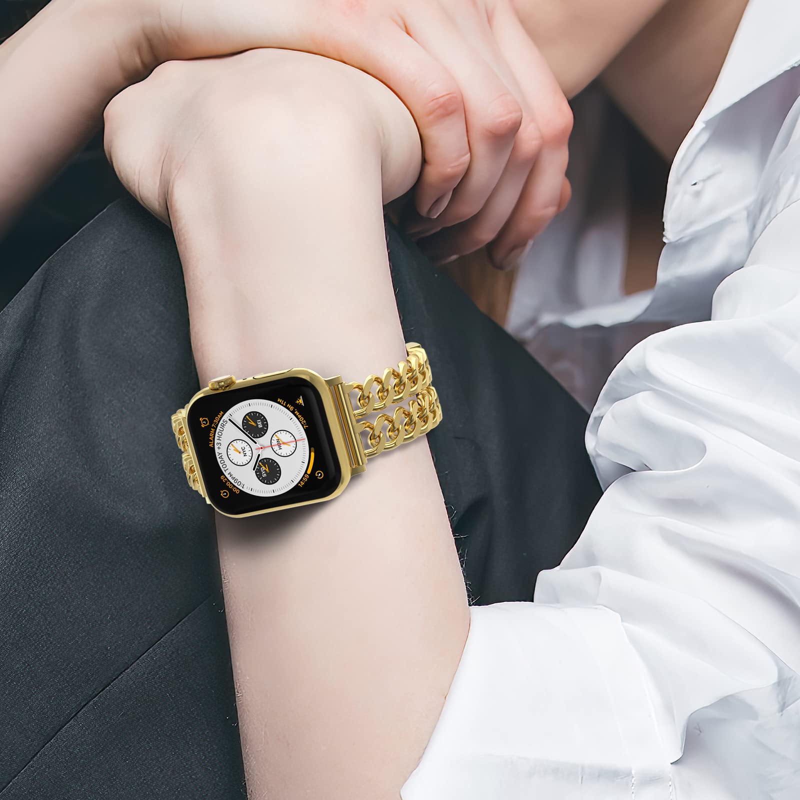 Apple Watch Fashionable Bracelet Chain Alloy Watch Bands (LSYJG-A008)