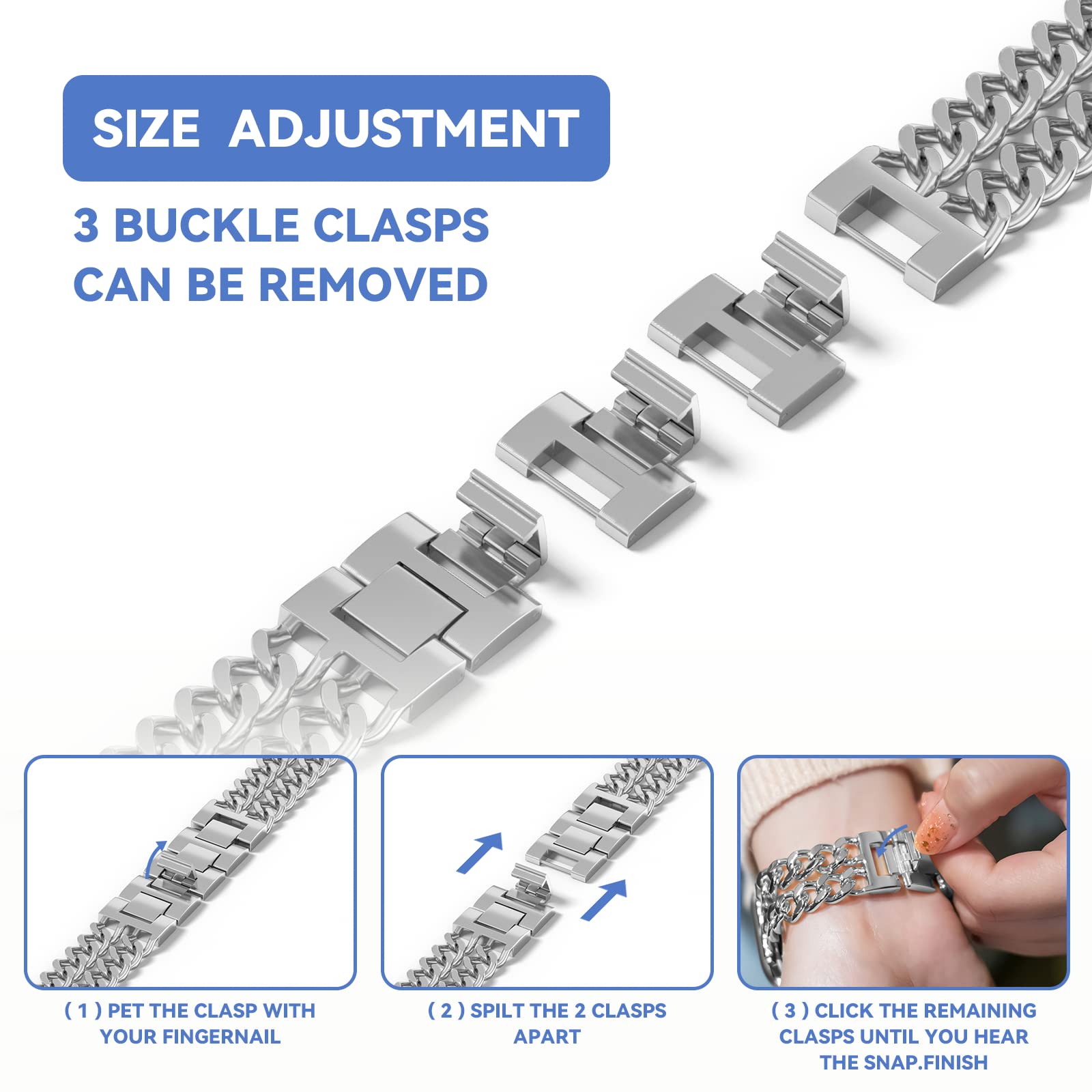 Apple Watch Fashionable Bracelet Chain Alloy Watch Bands (LSYJG-A008)