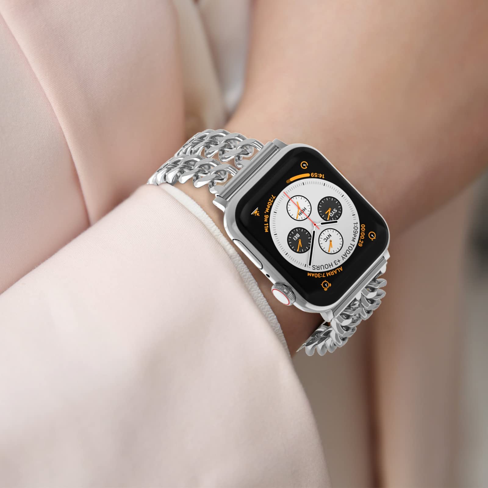 Apple Watch Fashionable Bracelet Chain Alloy Watch Bands (LSYJG-A008)