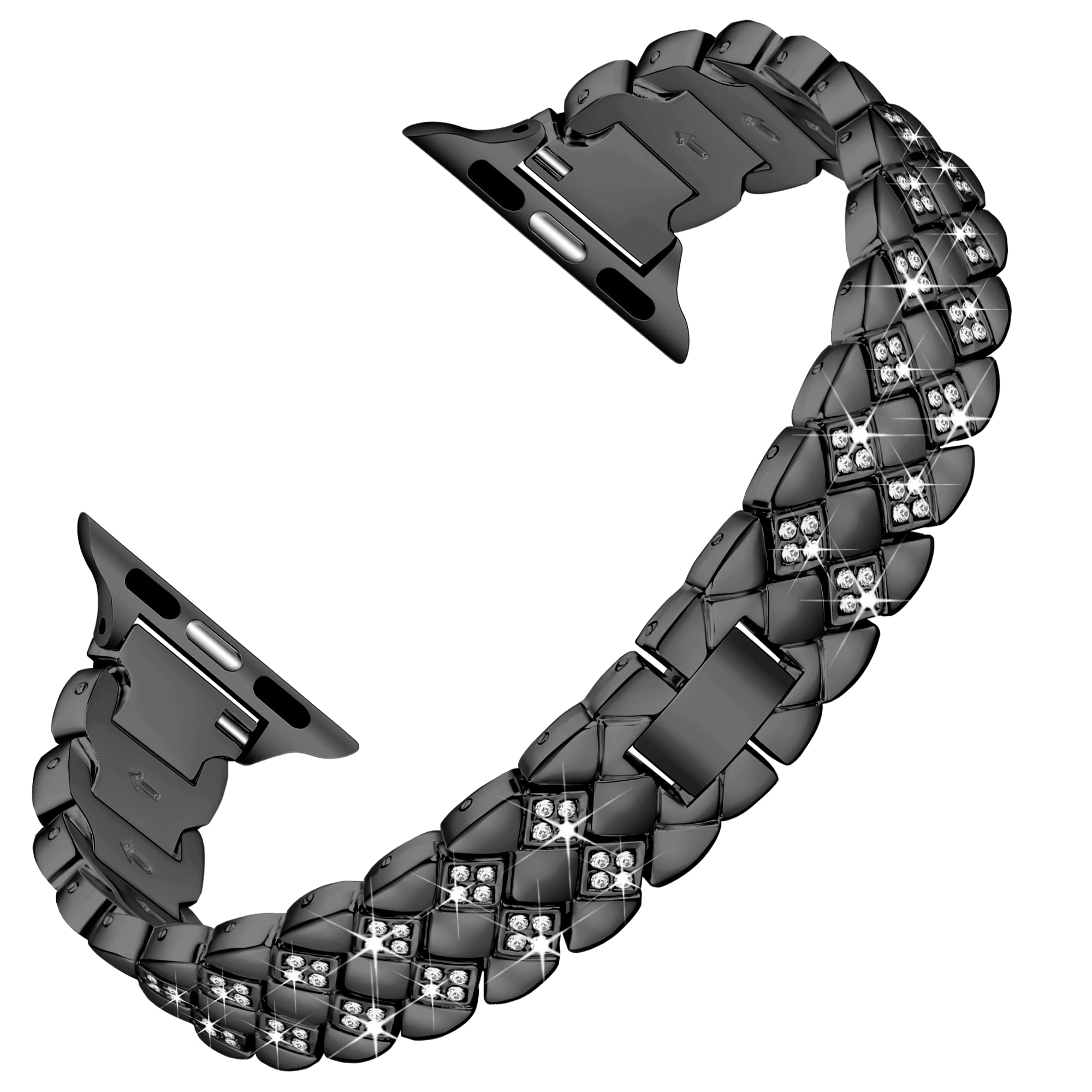 Apple Watch Diamond Bracelet Glitter Metal Strap (LSYJG-A105)