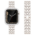 Apple Watch Diamond Bracelet Glitter Metal Strap (LSYJG-A105)