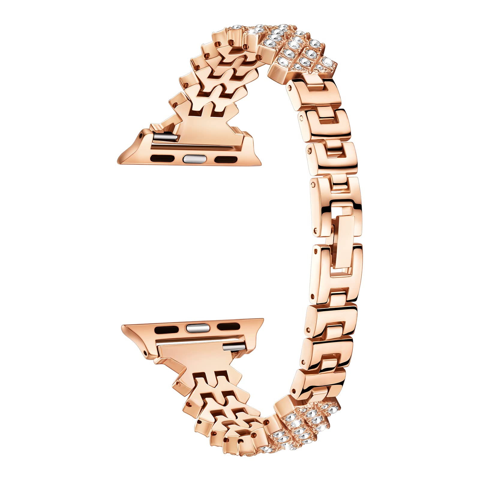 Apple Watch Diamond Bracelet Glitter Metal Strap (LSYJG-A227)