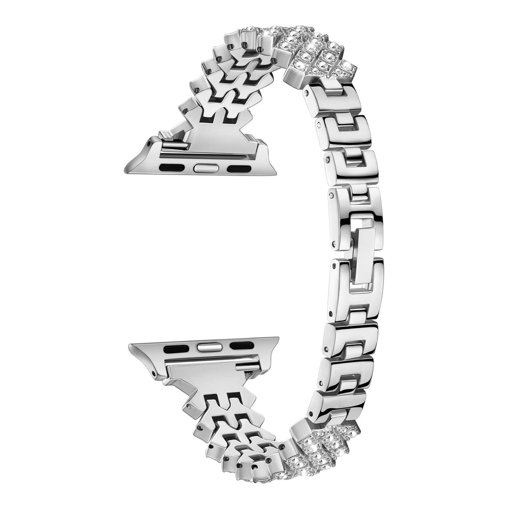 Apple Watch Diamond Bracelet Glitter Metal Strap (LSYJG-A227)
