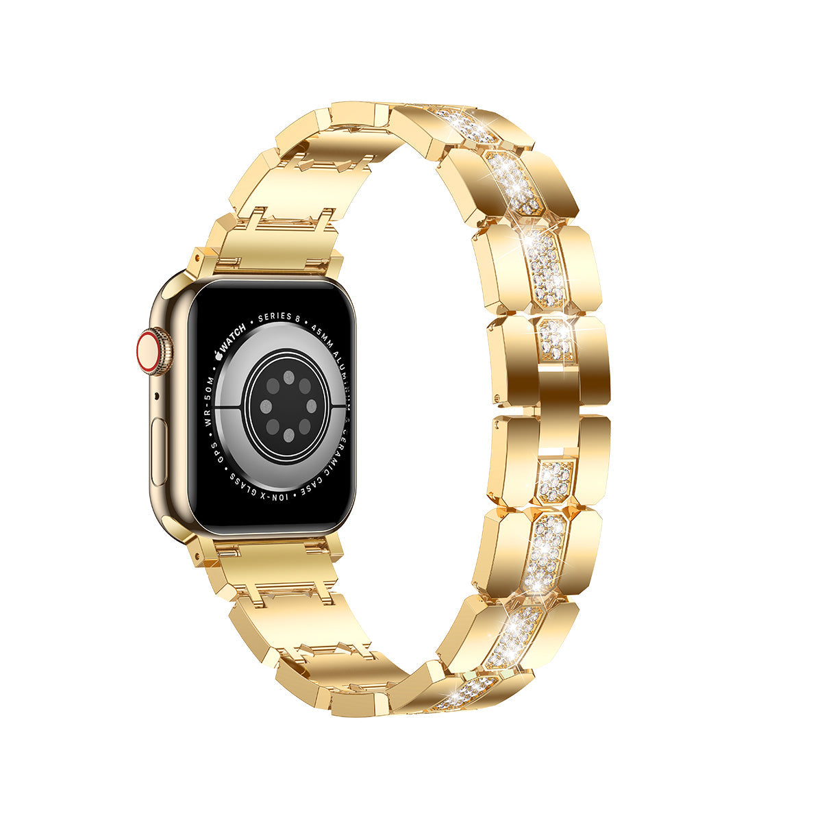 Apple Watch Diamond Bracelet Glitter Metal Strap (LSYJG-A244)