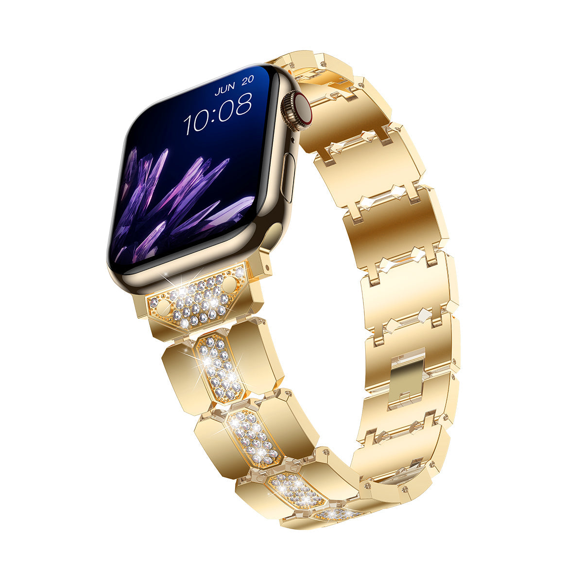 Apple Watch Diamond Bracelet Glitter Metal Strap (LSYJG-A244)
