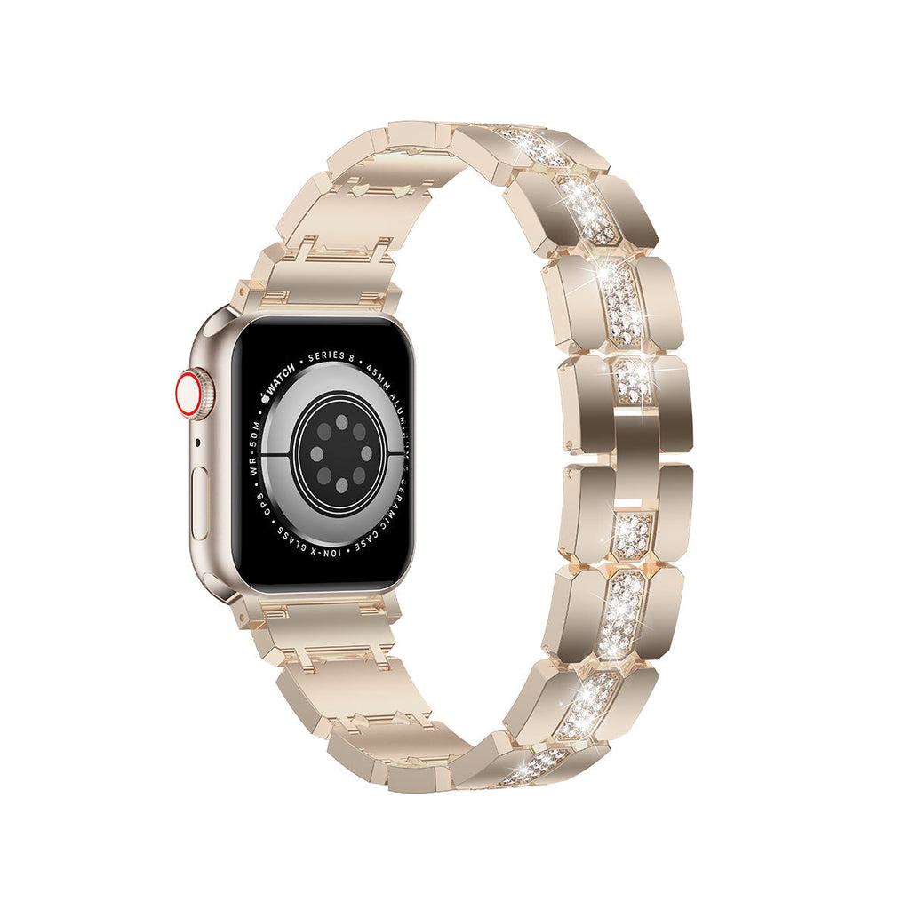 Apple Watch Diamond Bracelet Glitter Metal Strap (LSYJG-A244)