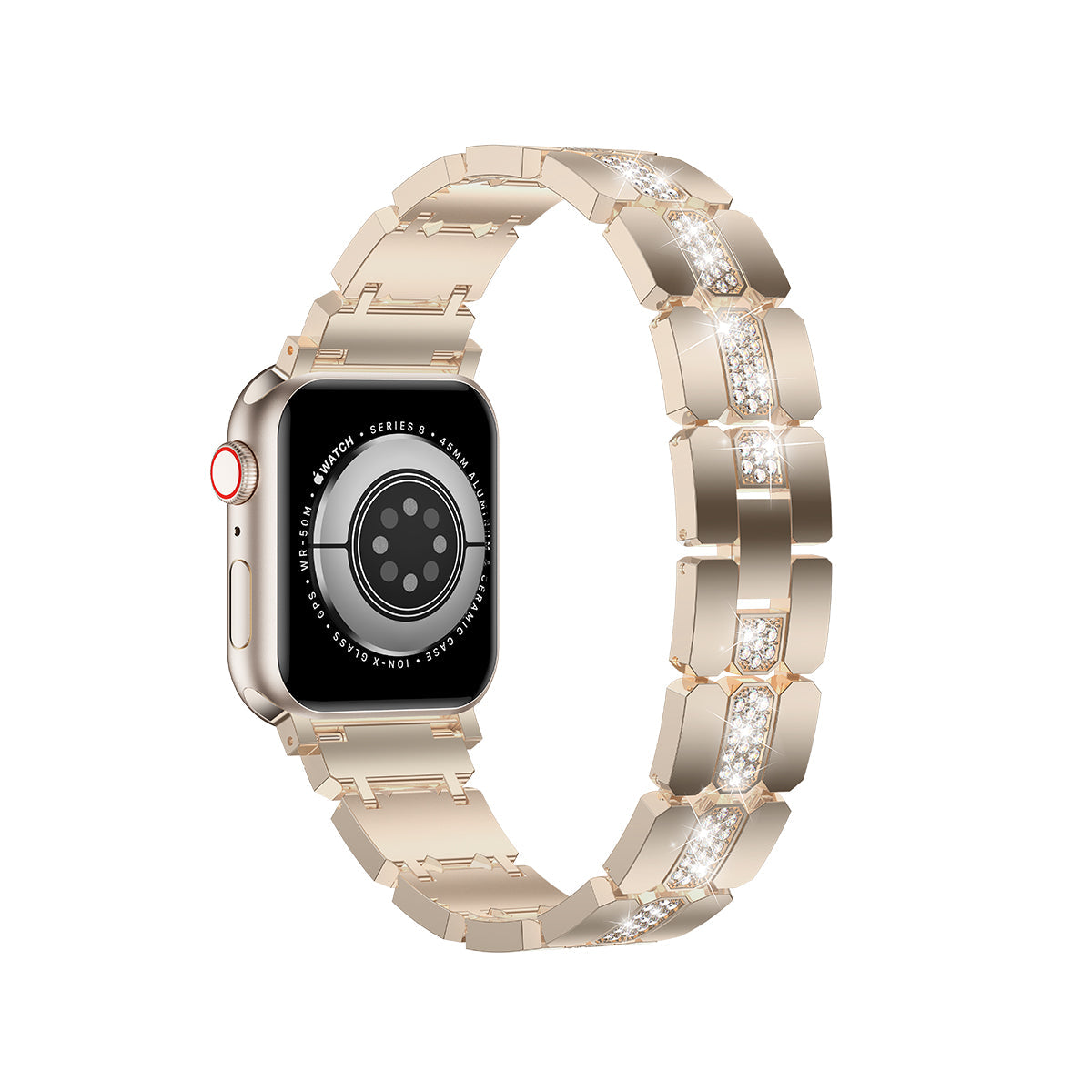 Apple Watch Diamond Bracelet Glitter Metal Strap (LSYJG-A244)