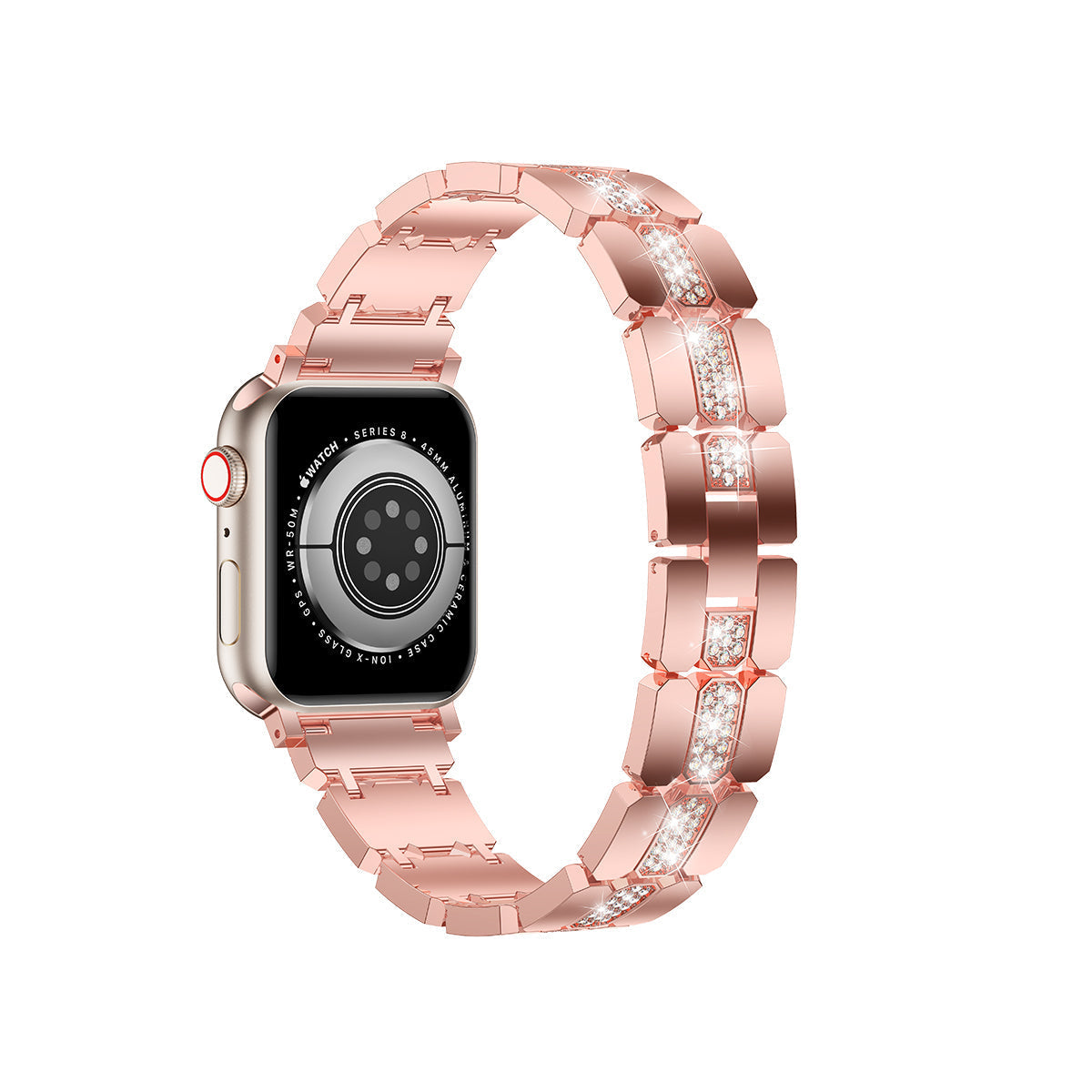 Apple Watch Diamond Bracelet Glitter Metal Strap (LSYJG-A244)
