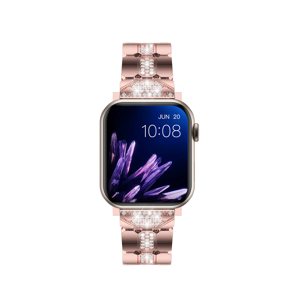 Apple Watch Diamond Bracelet Glitter Metal Strap (LSYJG-A244)