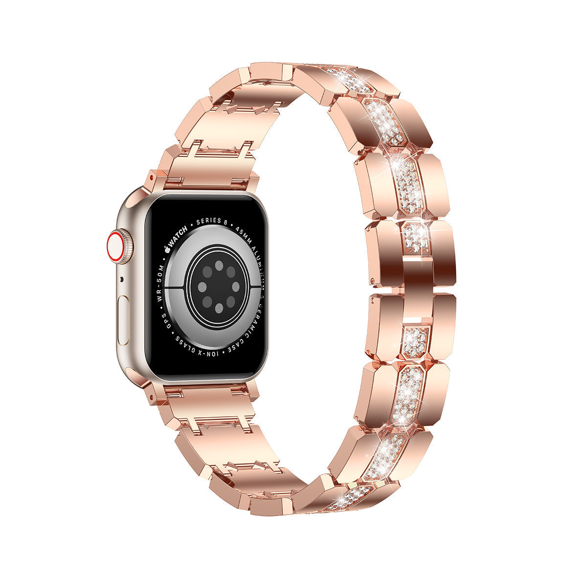 Apple Watch Diamond Bracelet Glitter Metal Strap (LSYJG-A244)