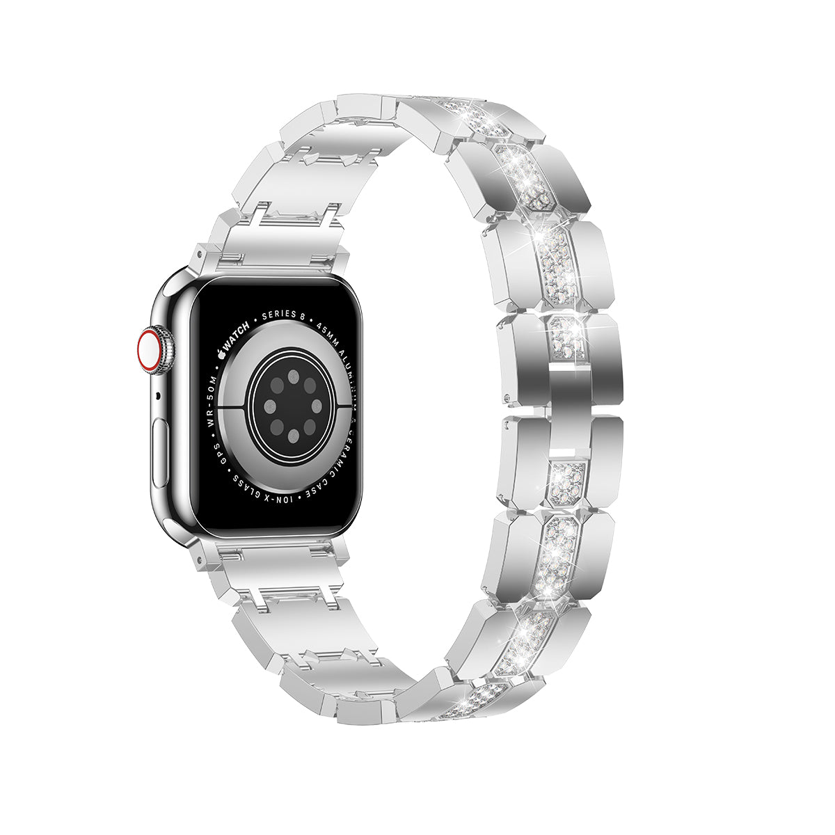 Apple Watch Diamond Bracelet Glitter Metal Strap (LSYJG-A244)