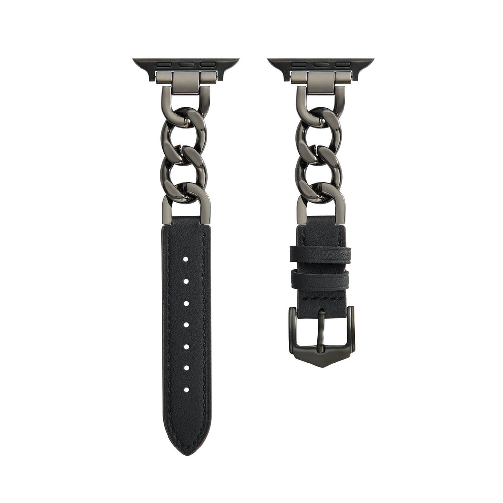 Apple Watch Bands Chain Style Leather Strap (LSYJG-A253)