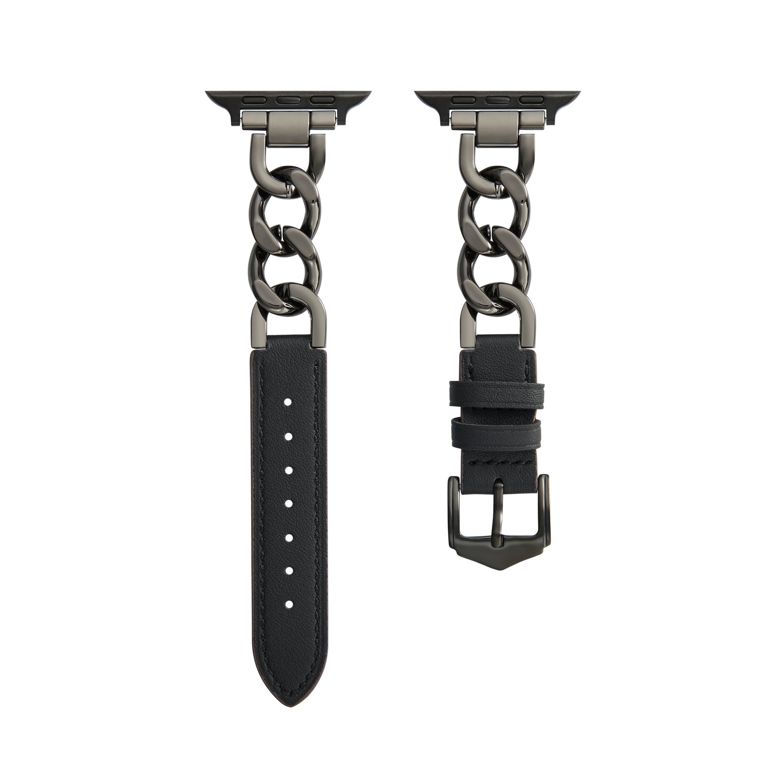 Apple Watch Bands Chain Style Leather Strap (LSYJG-A253)
