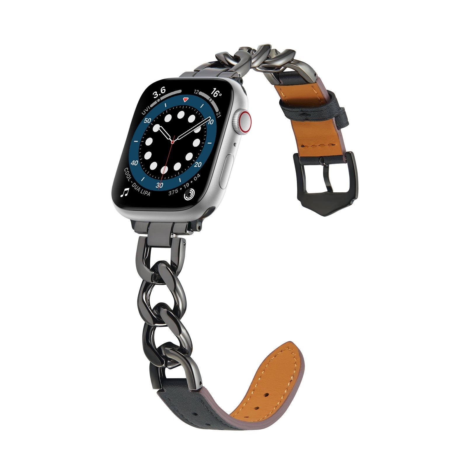 Apple Watch Bands Chain Style Leather Strap (LSYJG-A253)