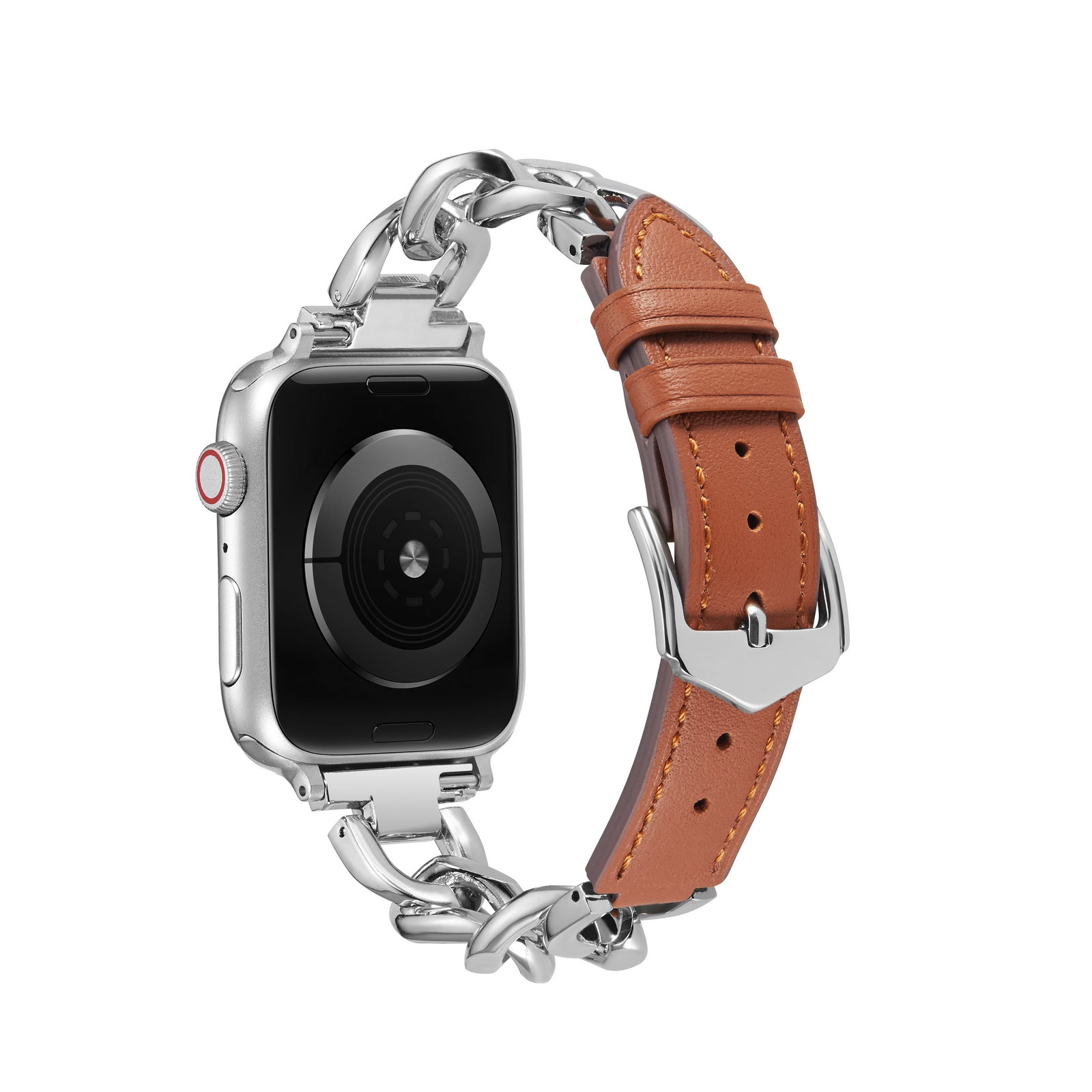 Apple Watch Bands Chain Style Leather Strap (LSYJG-A253)