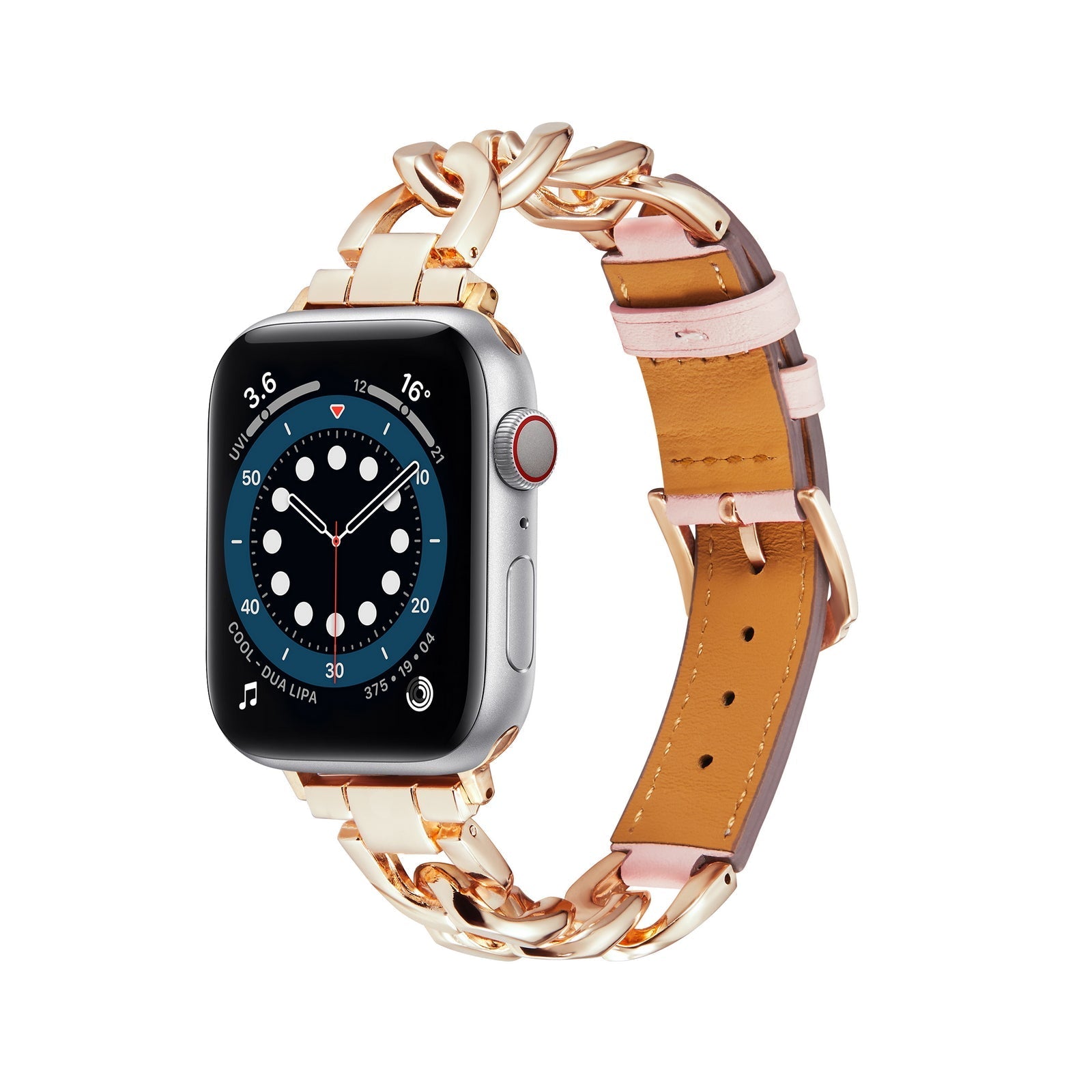 Apple Watch Bands Chain Style Leather Strap (LSYJG-A253)