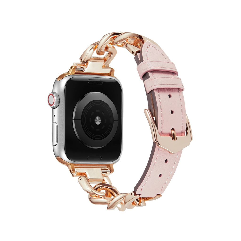 Apple Watch Bands Chain Style Leather Strap (LSYJG-A253)