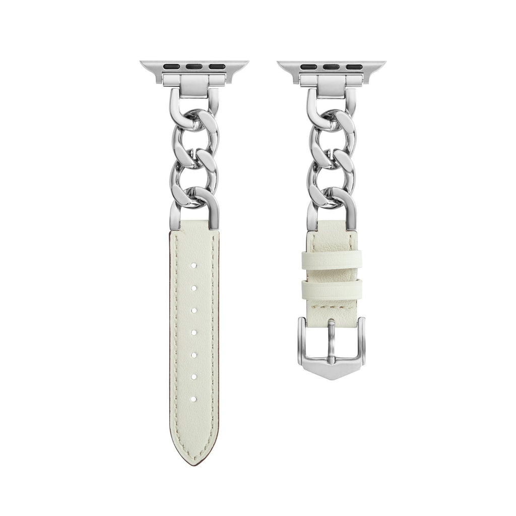 Apple Watch Bands Chain Style Leather Strap (LSYJG-A253)