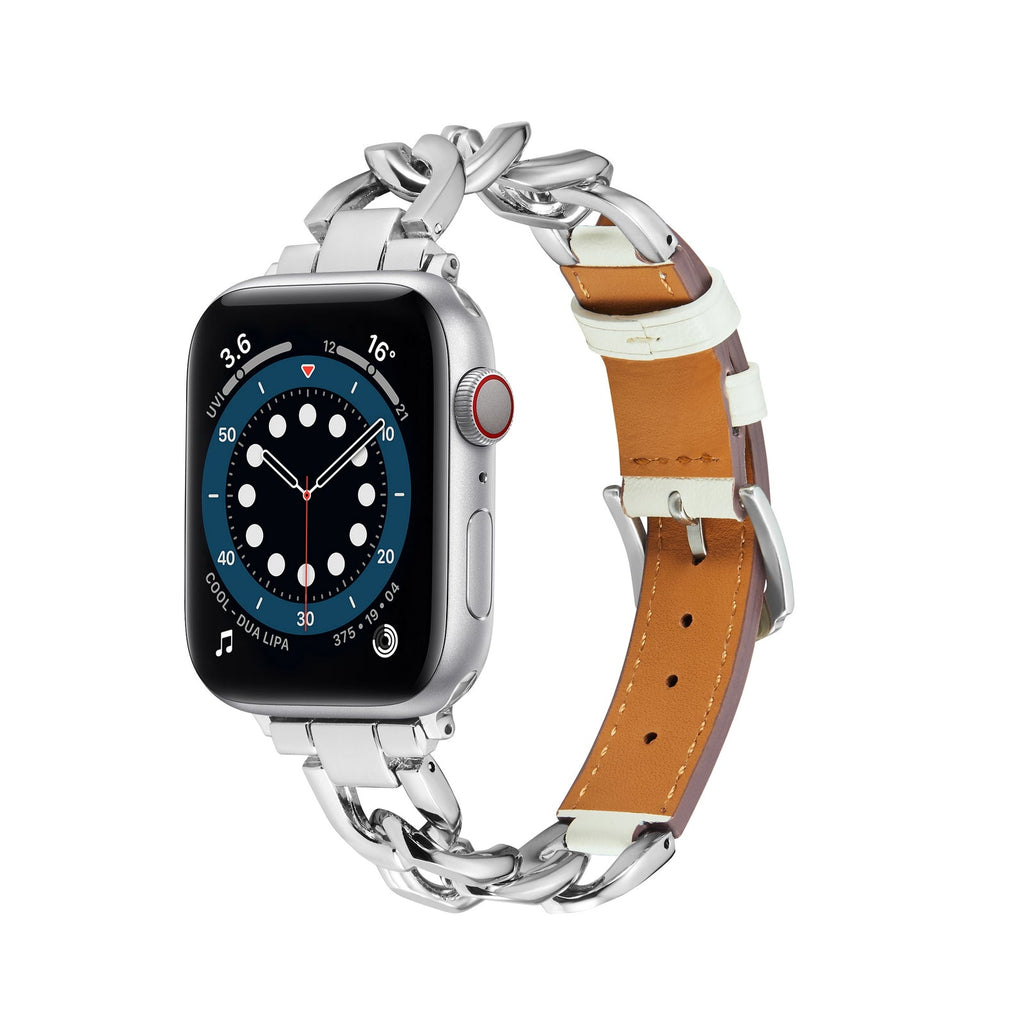 Apple Watch Bands Chain Style Leather Strap (LSYJG-A253)
