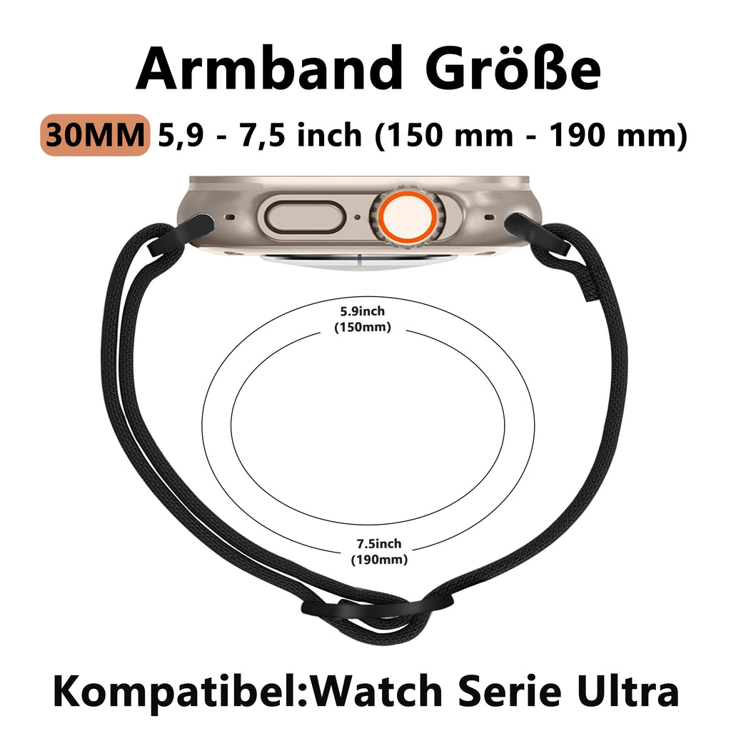 Apple Watch Wide Adjustable nylon watch band (LSYZHSH-001)