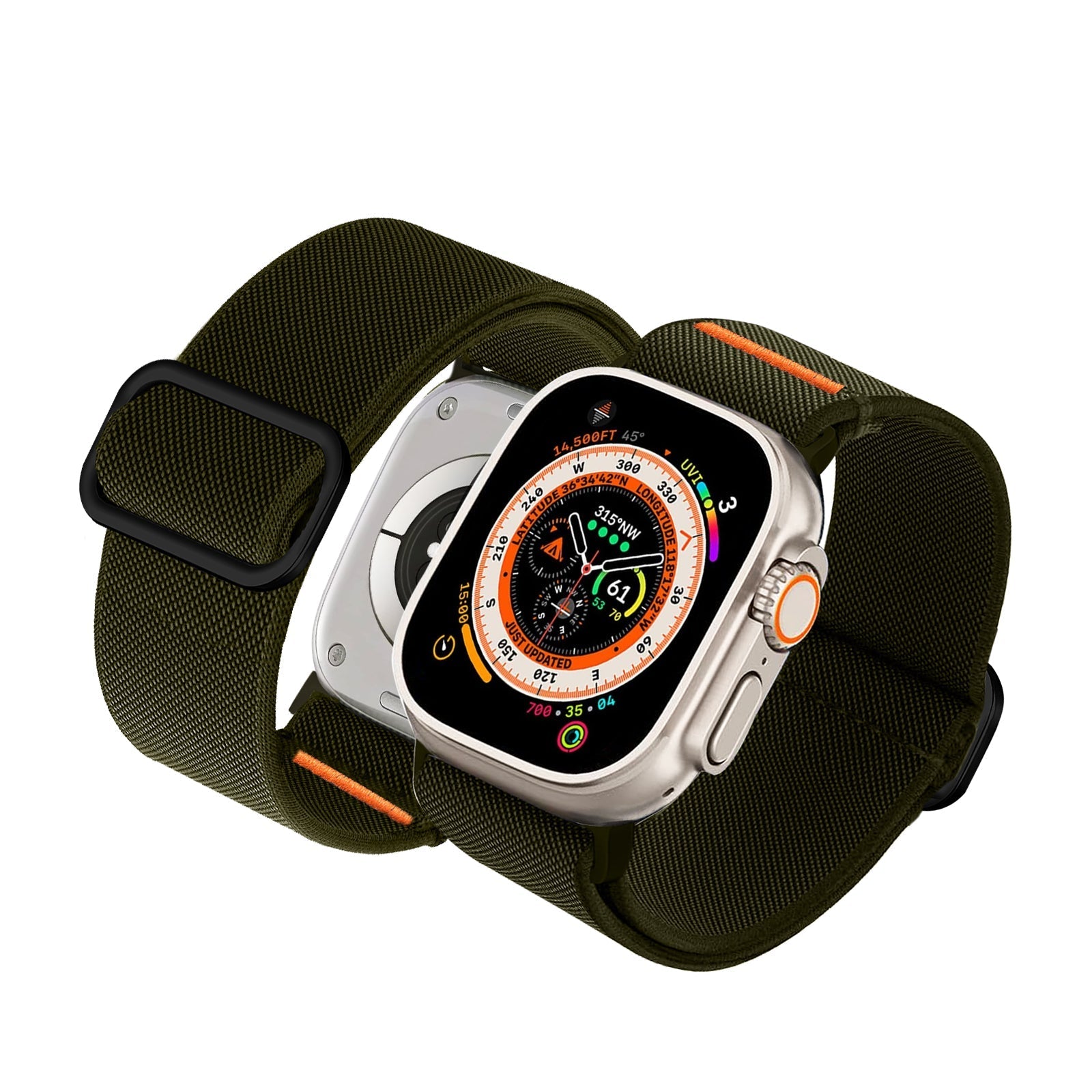 Apple Watch Wide Adjustable nylon watch band (LSYZHSH-001)