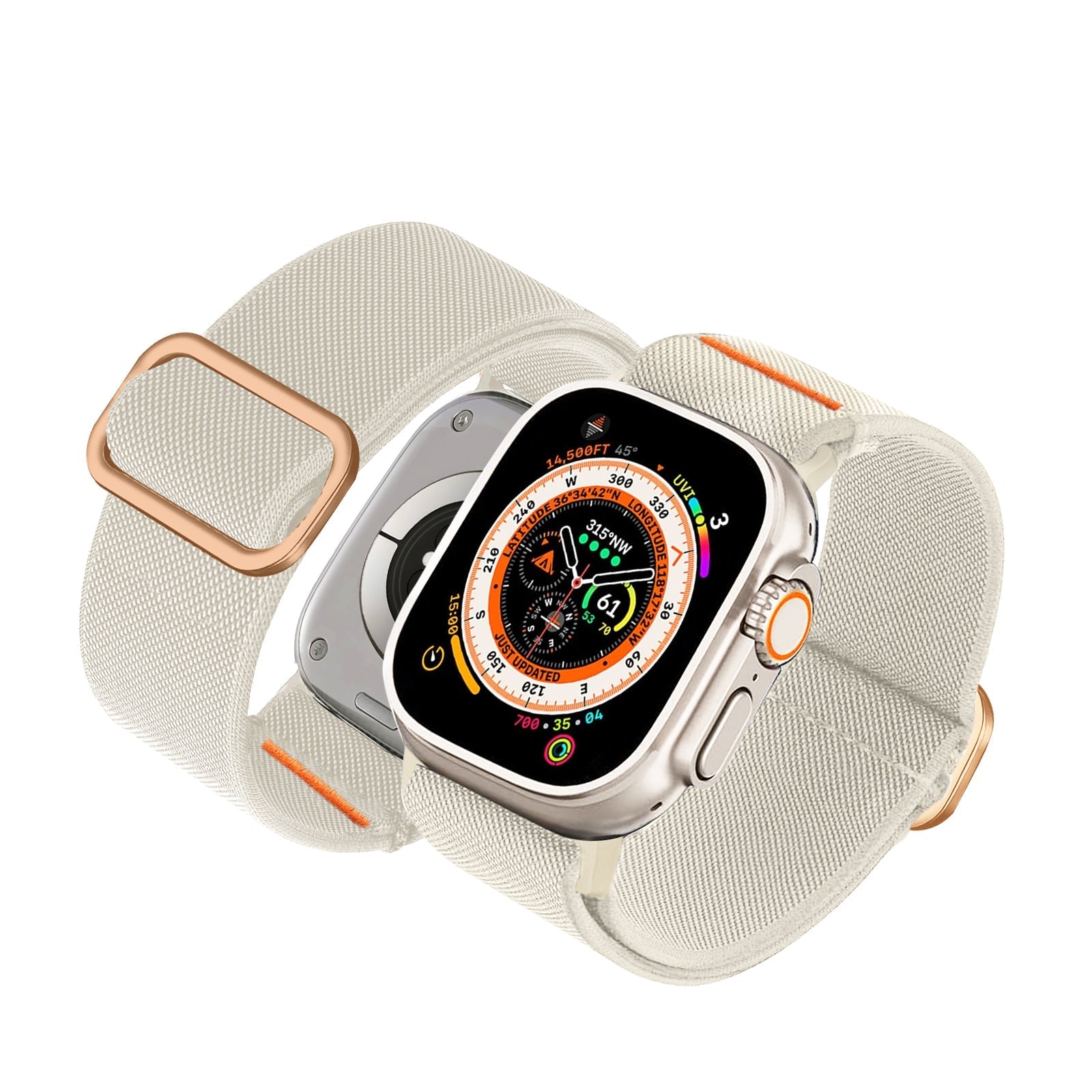 Apple Watch Wide Adjustable nylon watch band (LSYZHSH-001)