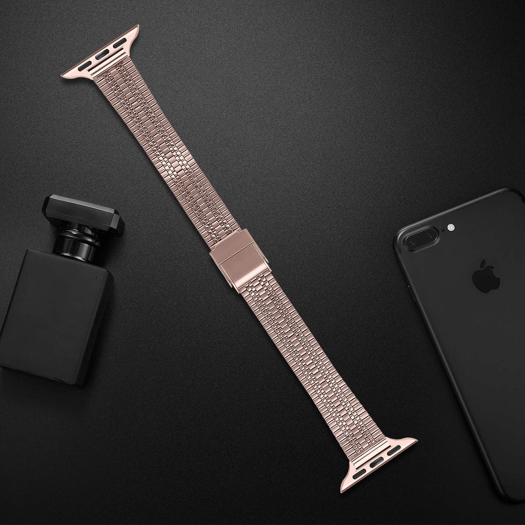 Apple Watch Bands High Grade Five Beads Double Safe Fastening Slim Fit (LSZHYH-017)