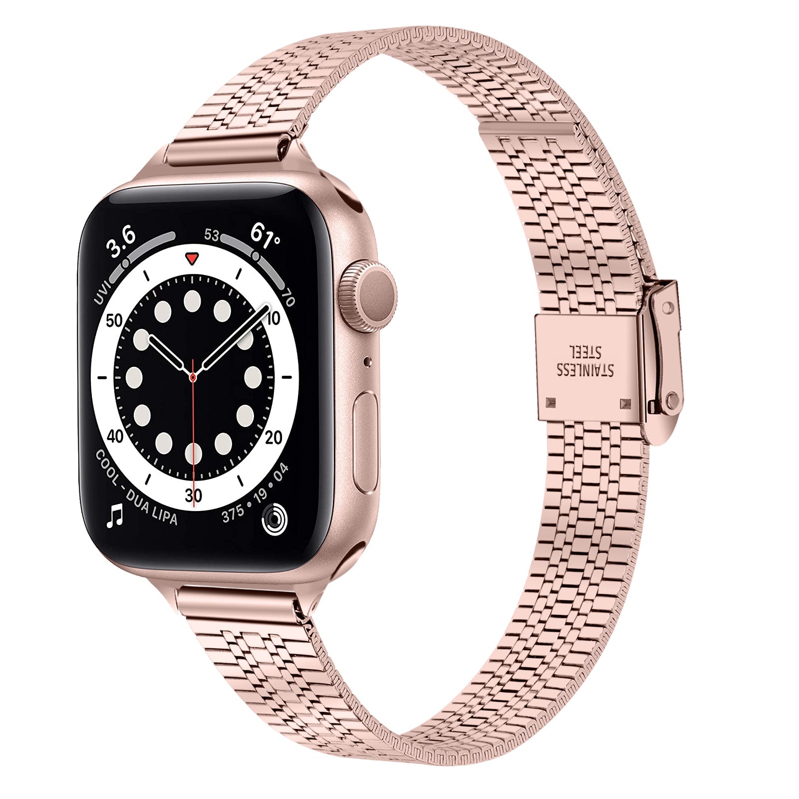 Apple Watch Bands High Grade Five Beads Double Safe Fastening Slim Fit (LSZHYH-017)