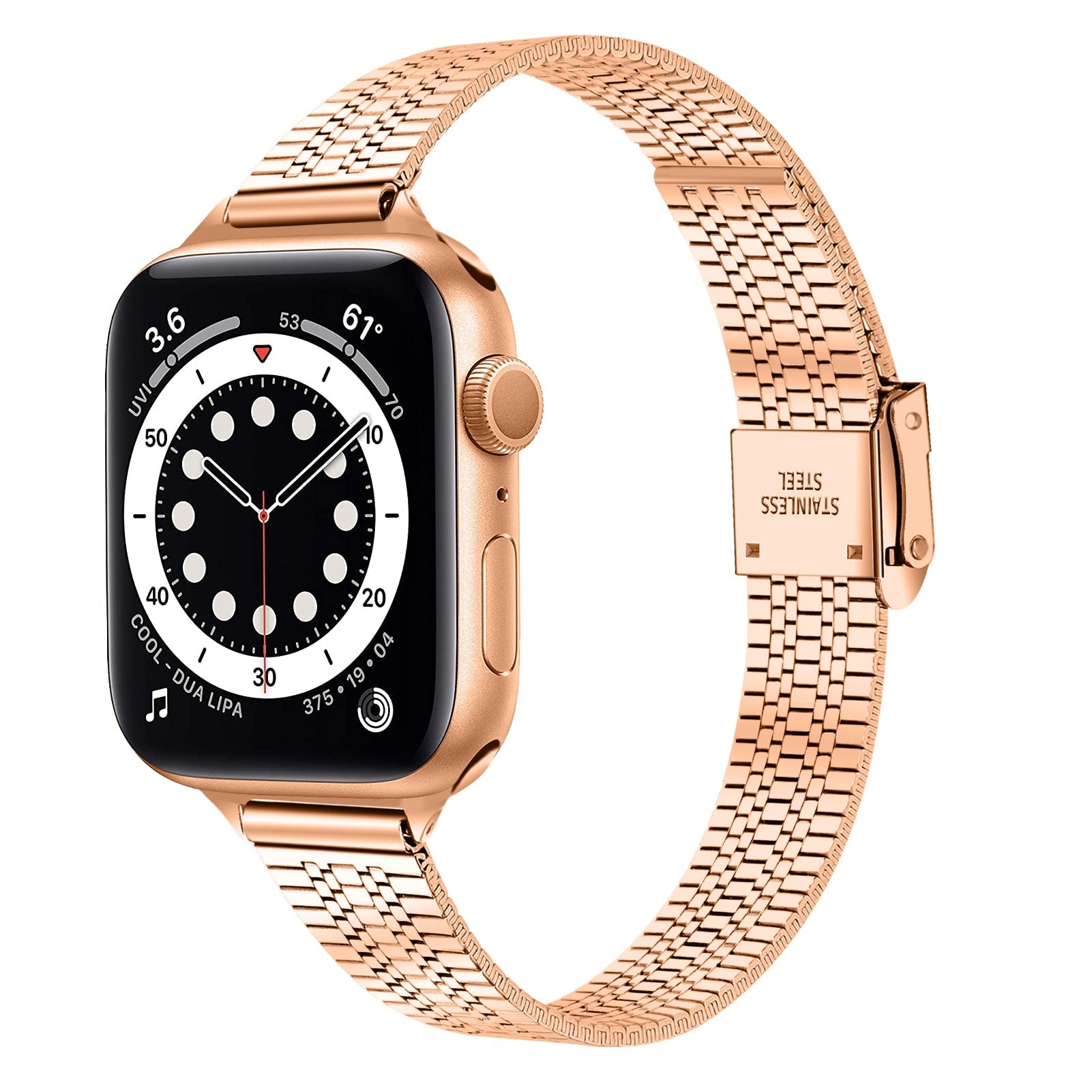 Apple Watch Bands High Grade Five Beads Double Safe Fastening Slim Fit (LSZHYH-017)