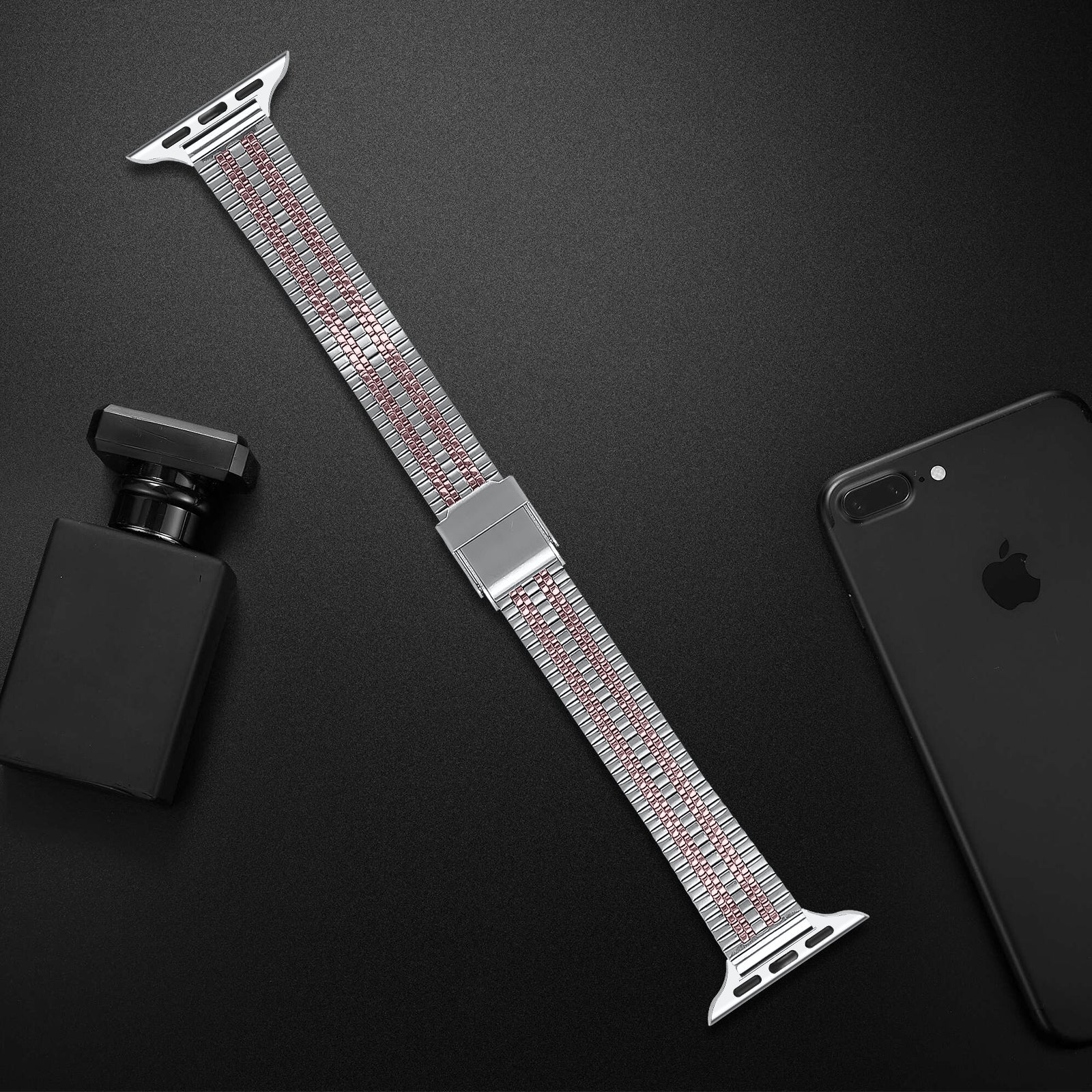 Apple Watch Bands High Grade Five Beads Double Safe Fastening Slim Fit (LSZHYH-017)