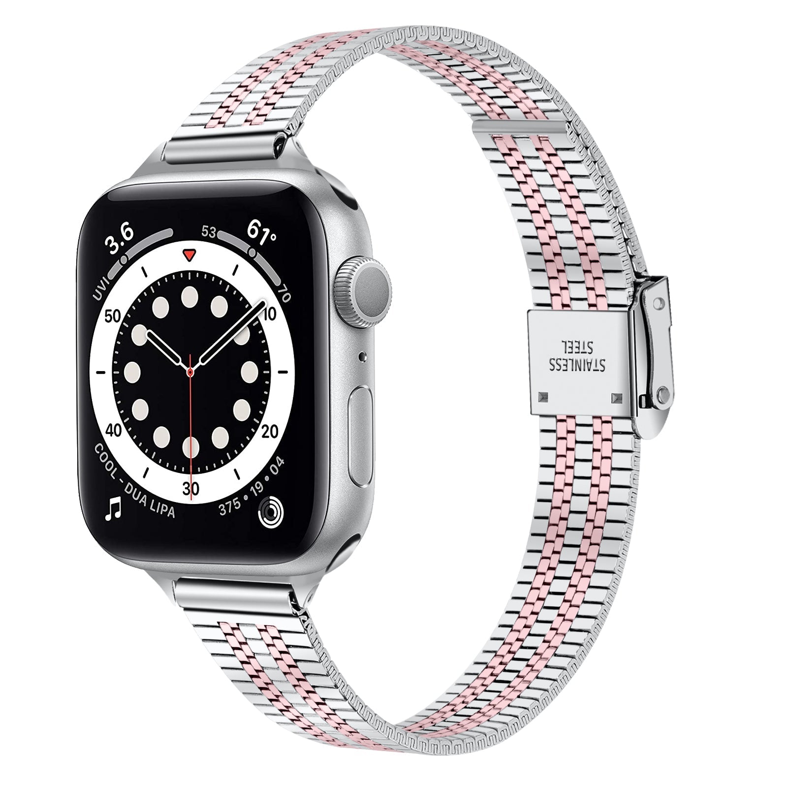 Apple Watch Bands High Grade Five Beads Double Safe Fastening Slim Fit (LSZHYH-017)