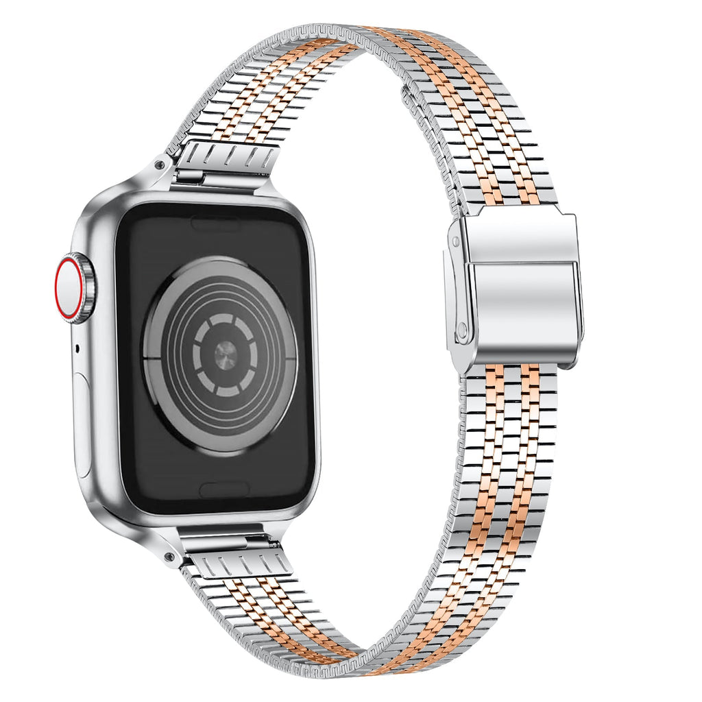 Apple Watch Bands High Grade Five Beads Double Safe Fastening Slim Fit (LSZHYH-017)