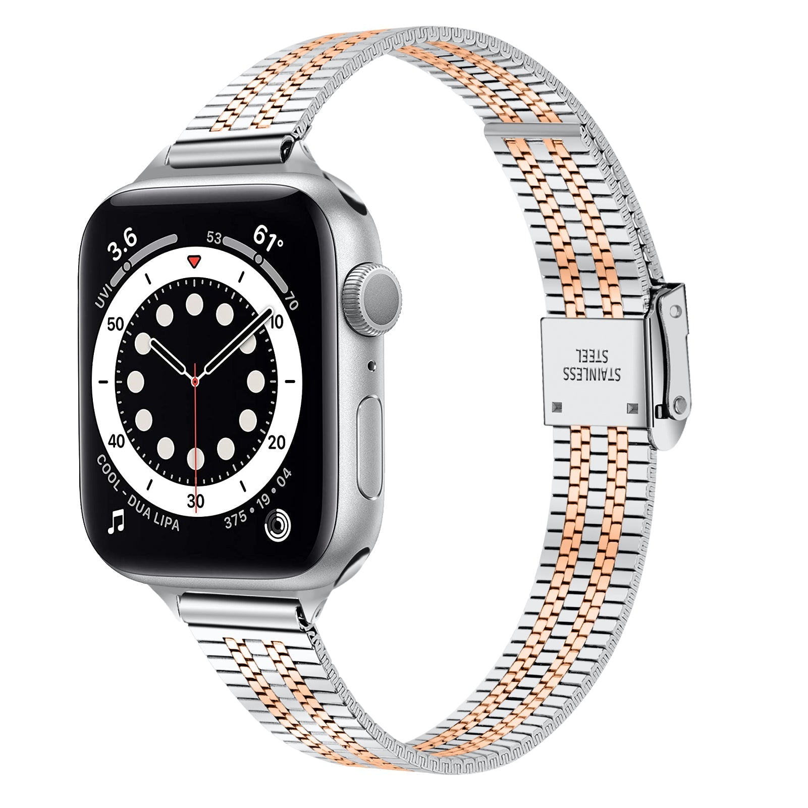 Apple Watch Bands High Grade Five Beads Double Safe Fastening Slim Fit (LSZHYH-017)
