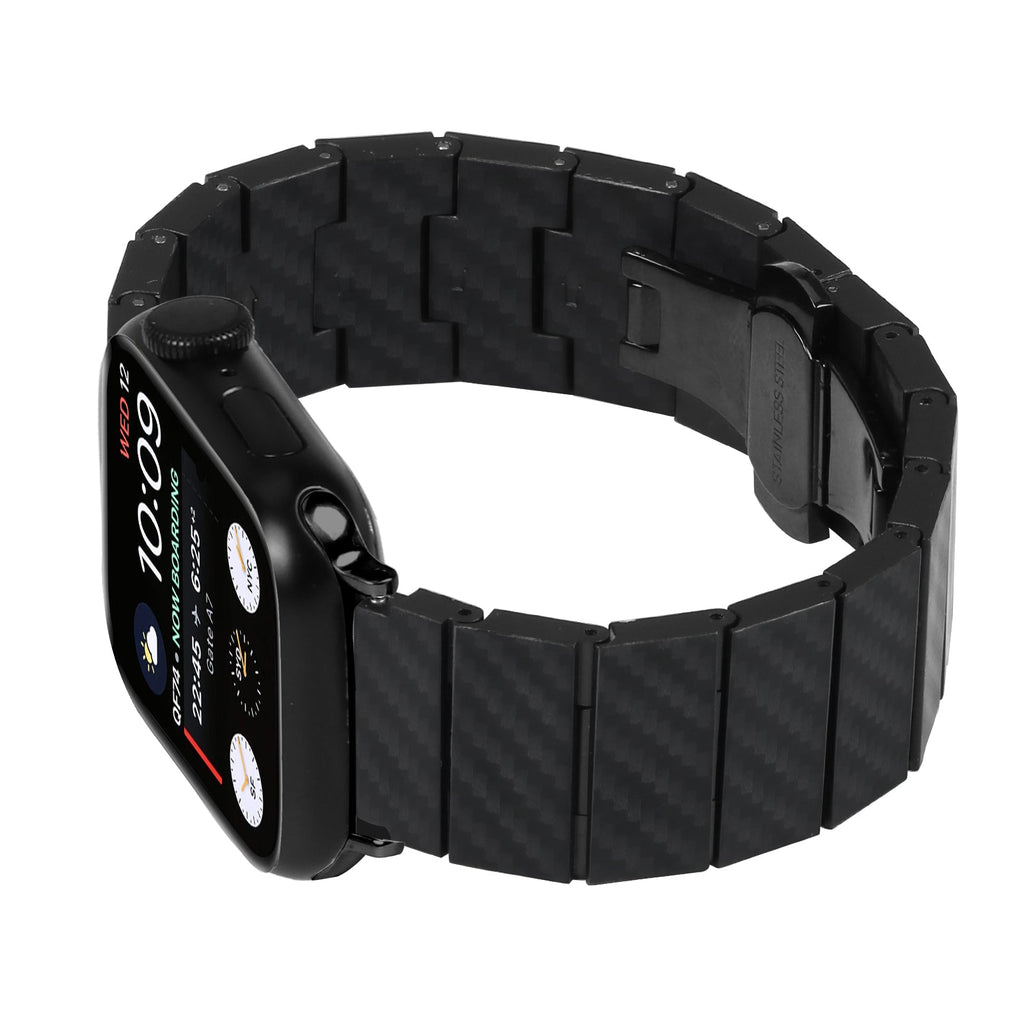 Apple Watch Link Bracelet Ultra lightweight Carbon Fibre style (LSZHYH-062-A)