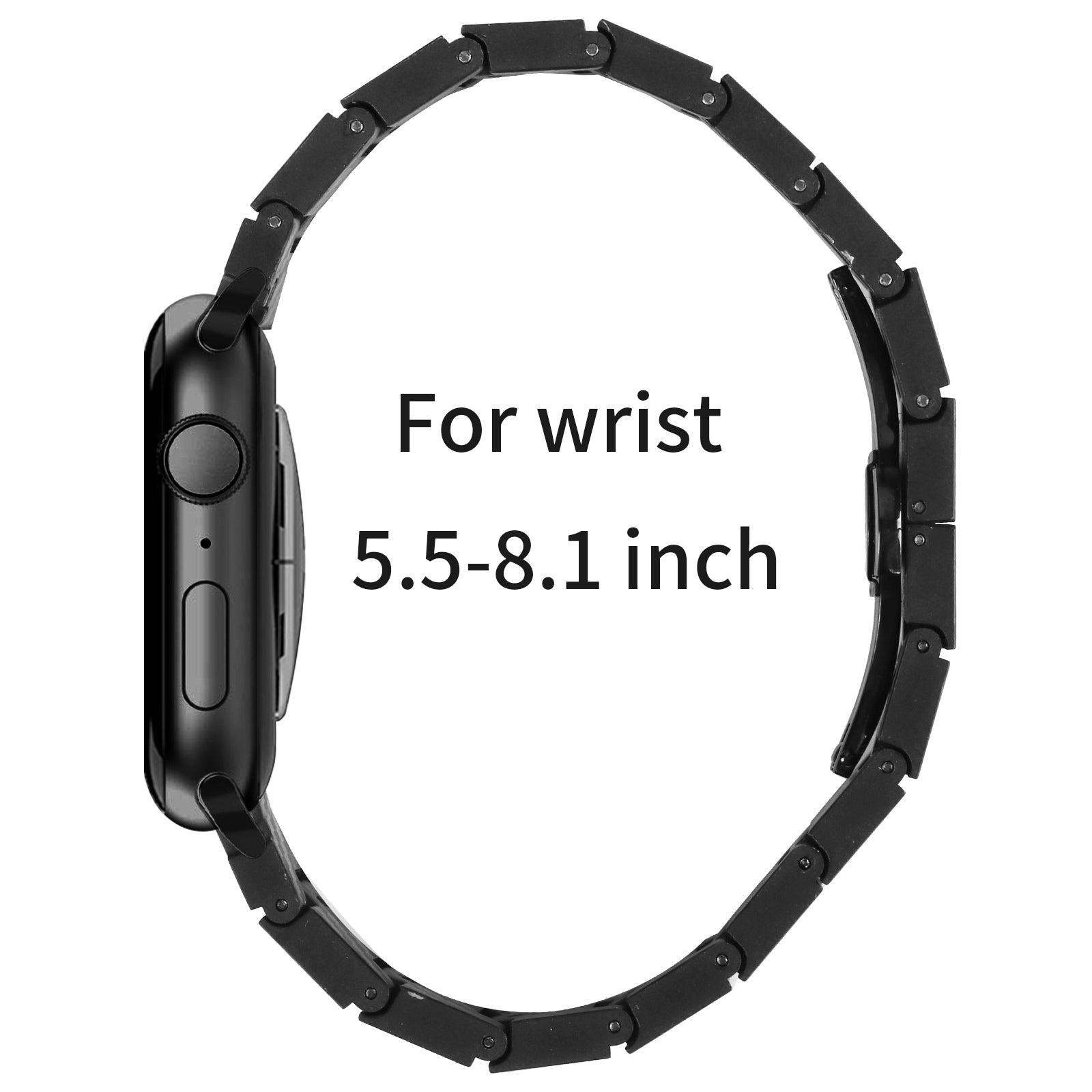 Apple Watch Link Bracelet Ultra lightweight Carbon Fibre style (LSZHYH-062-A)