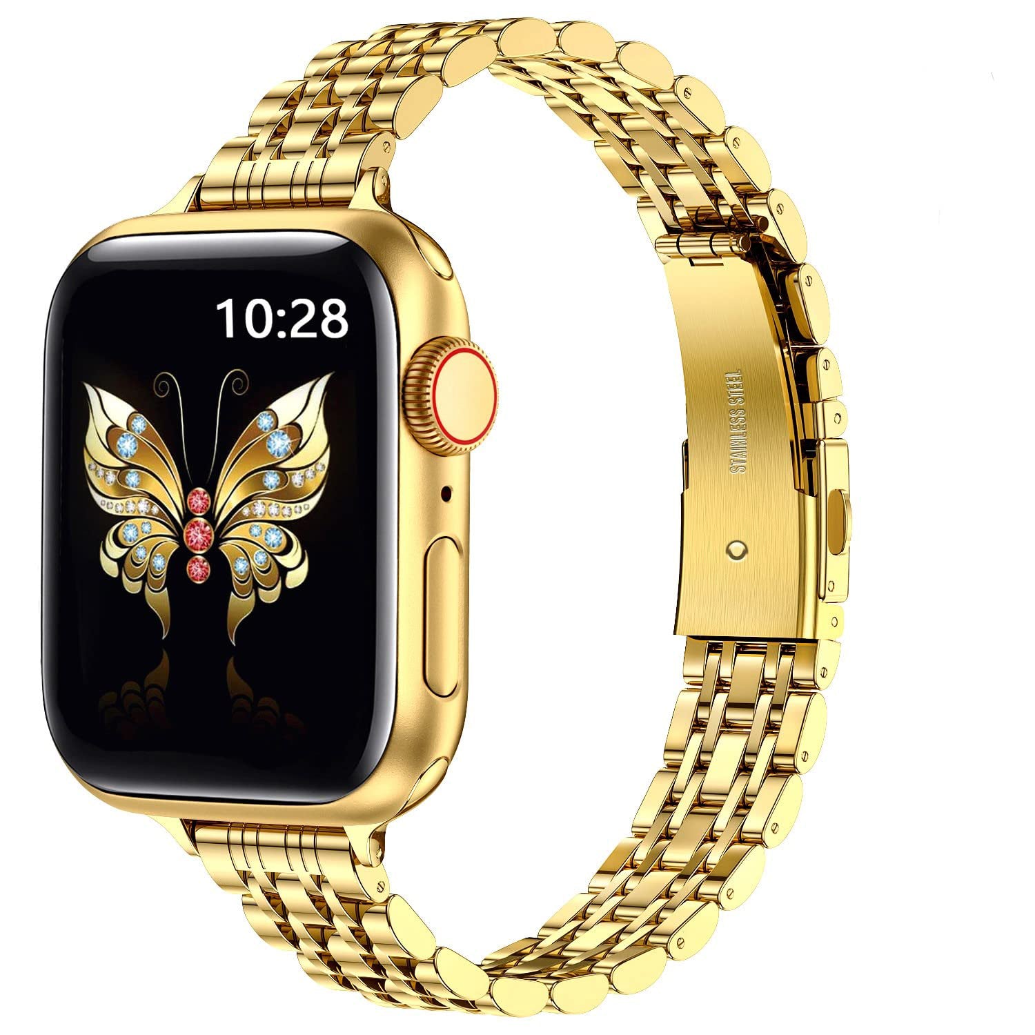 Apple Watch Small seven-bead slingshot buckle watch band (LSZHYH-079)