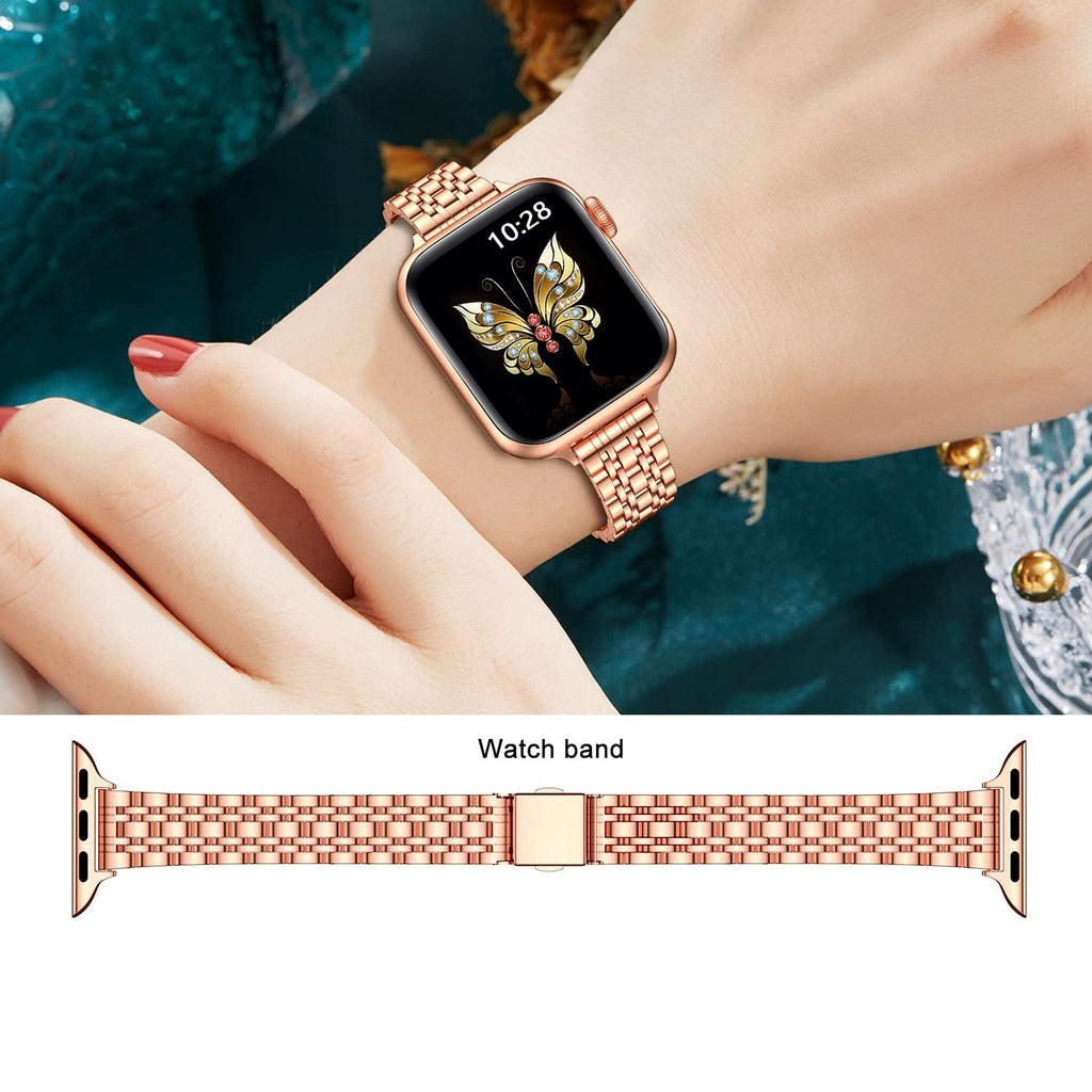 Apple Watch Small seven-bead slingshot buckle watch band (LSZHYH-079)