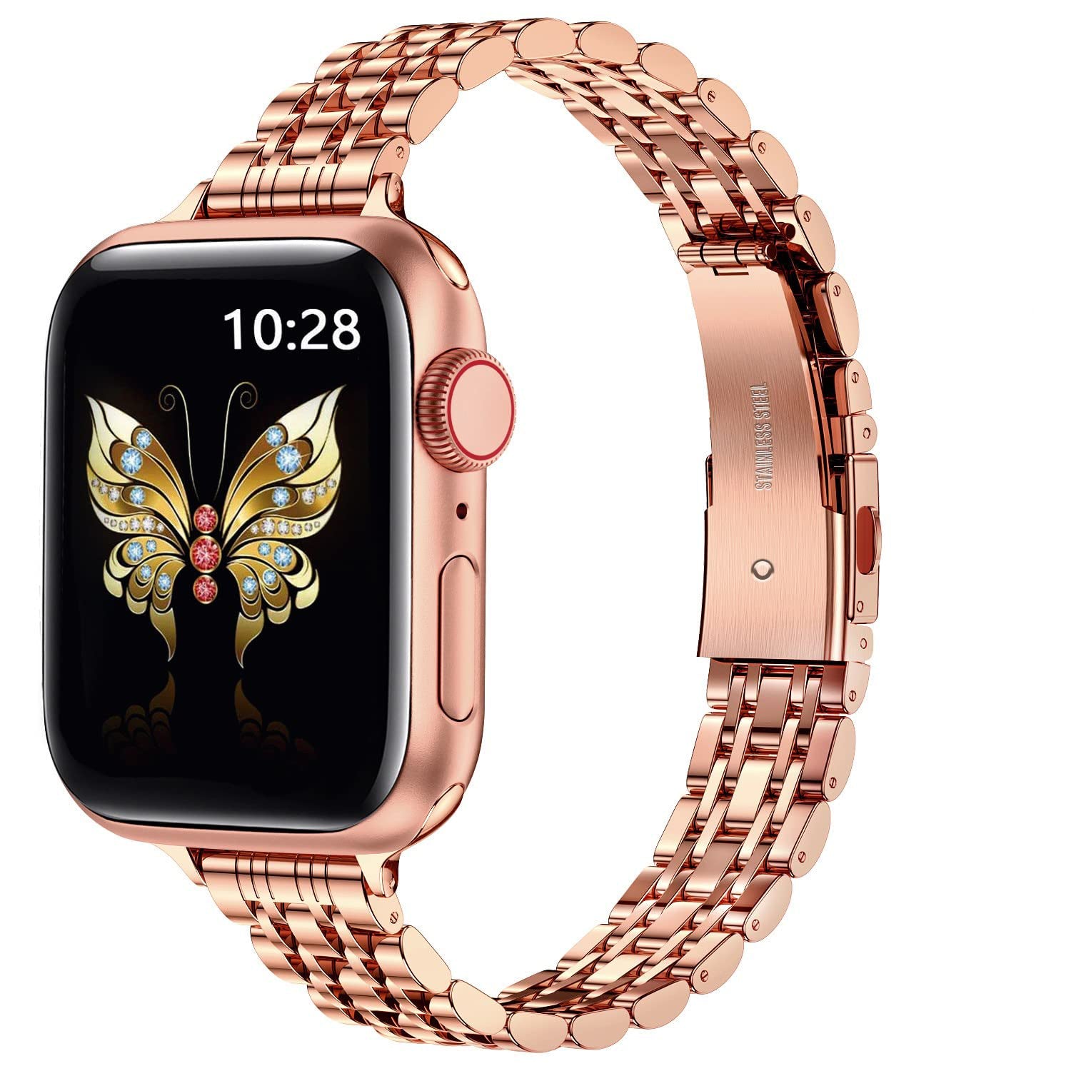 Apple Watch Small seven-bead slingshot buckle watch band (LSZHYH-079)