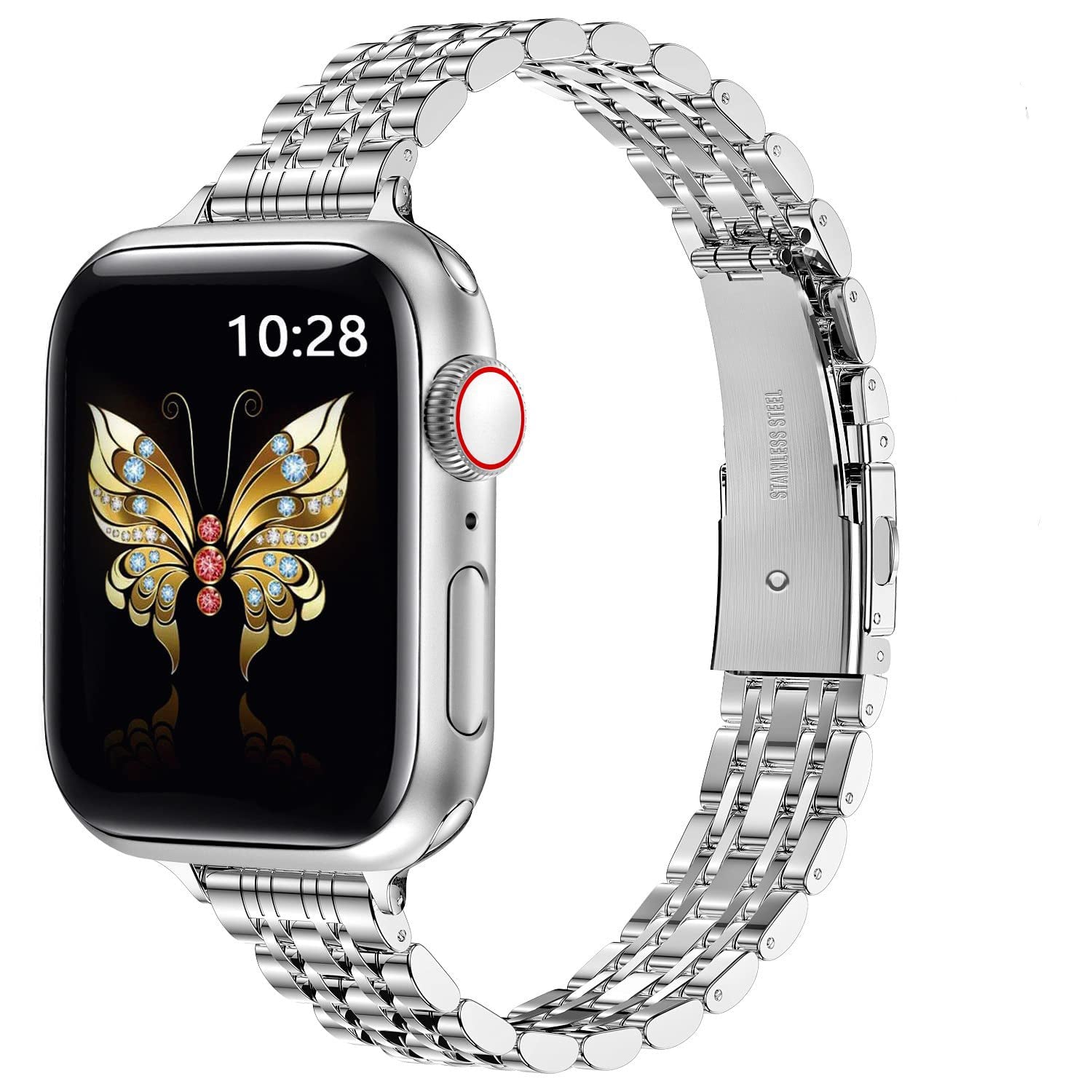 Apple Watch Small seven-bead slingshot buckle watch band (LSZHYH-079)