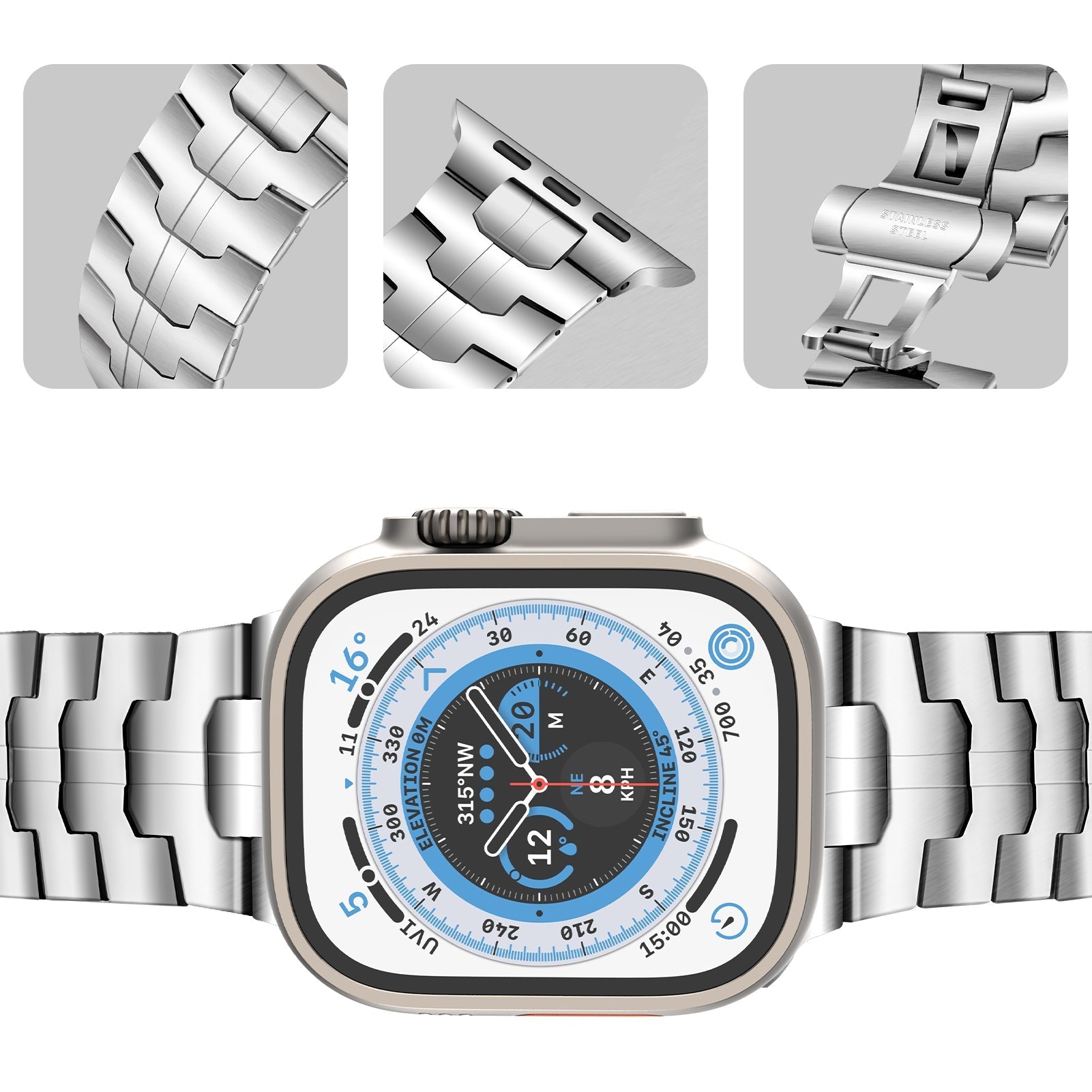 Apple Watch Iron Man integrated stainless steel (LSZHYH-085)