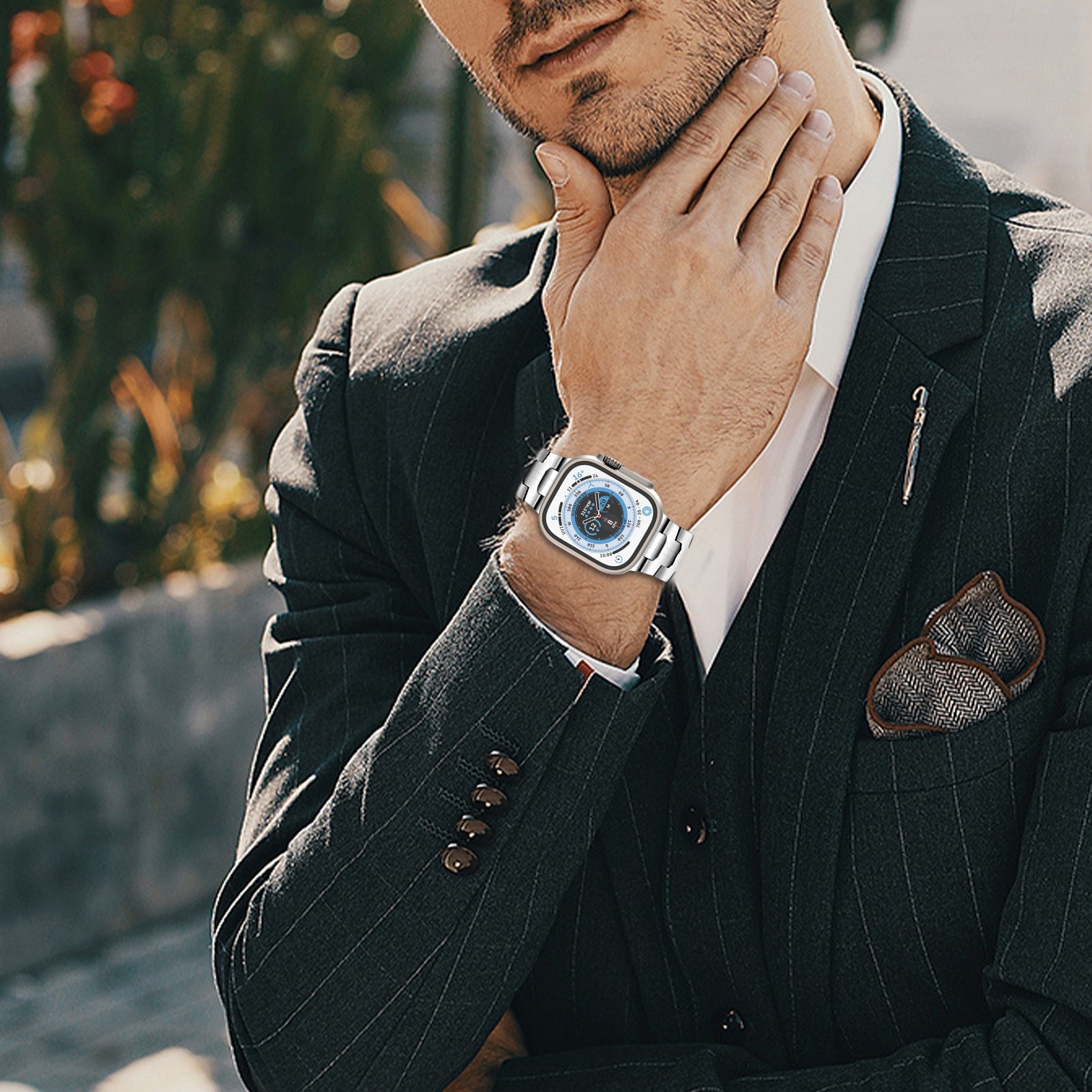 Apple Watch Iron Man integrated stainless steel (LSZHYH-085)