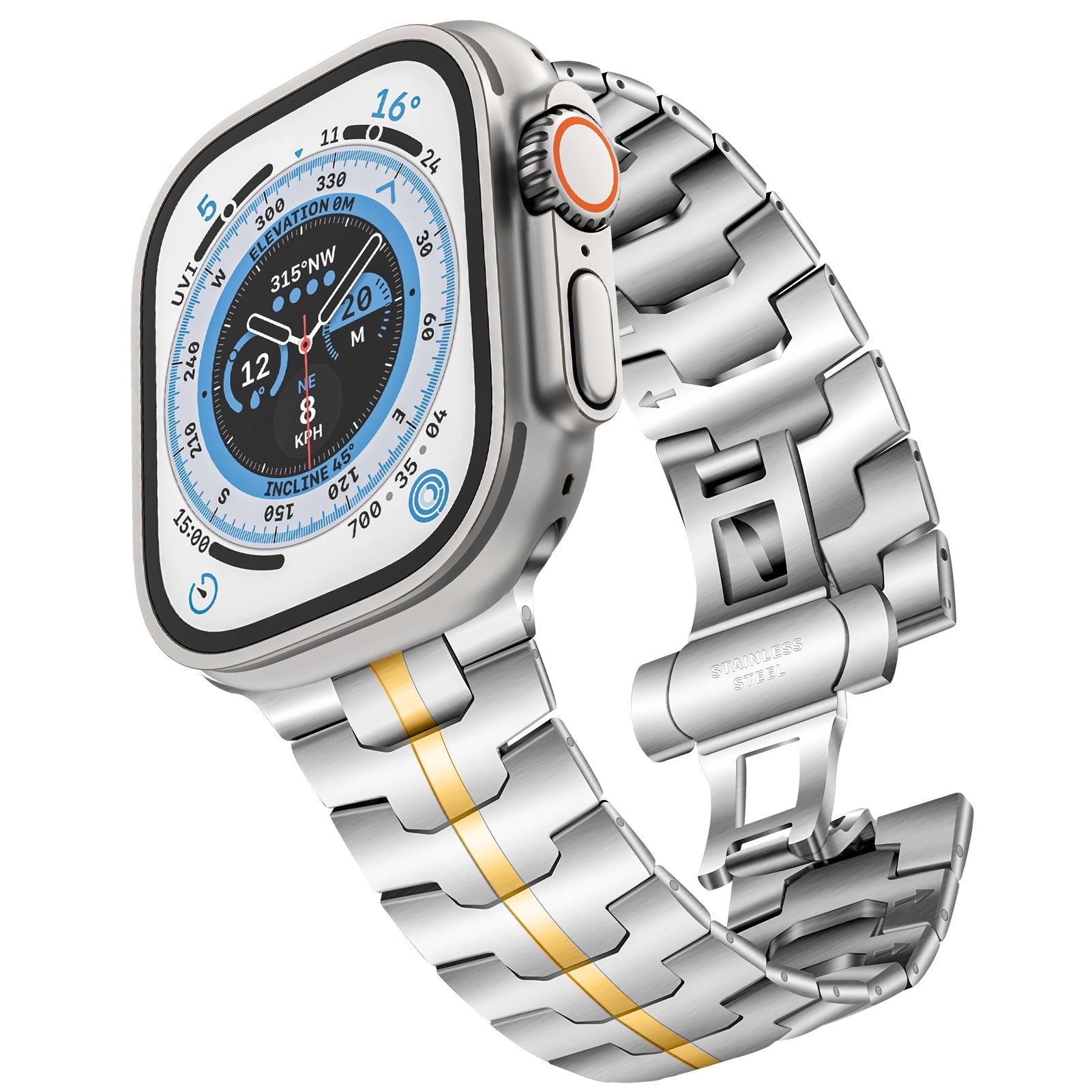 Apple Watch Iron Man integrated stainless steel (LSZHYH-085)
