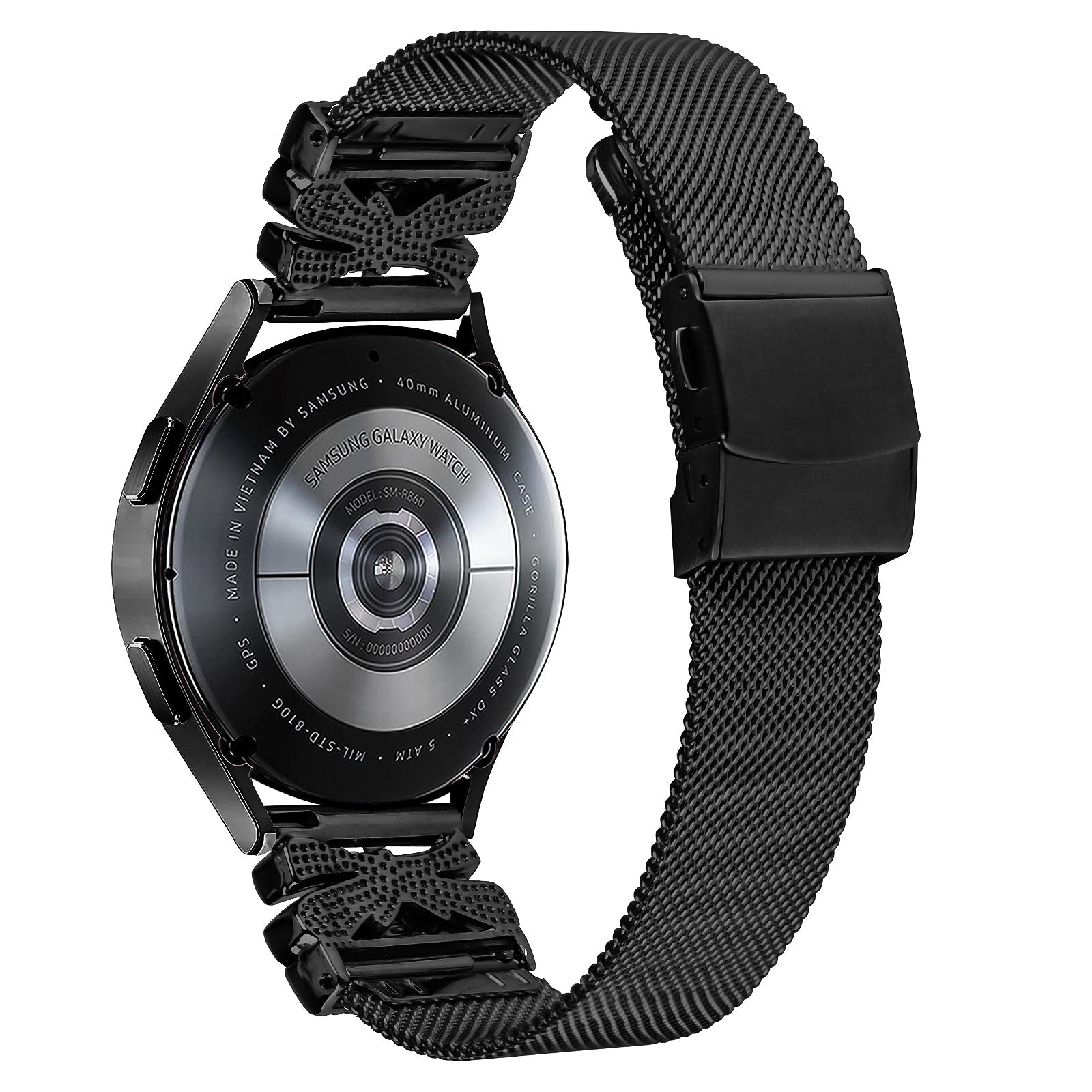 20 mm Quick Release Turtle Back Butterfly Mlianese Watch Band (LSZHYH-100)