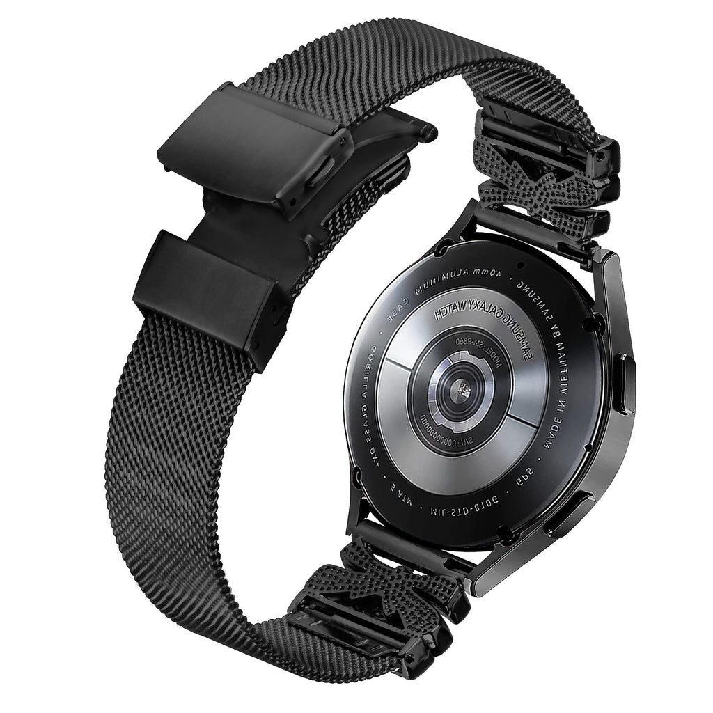 20 mm Quick Release Turtle Back Butterfly Mlianese Watch Band (LSZHYH-100)